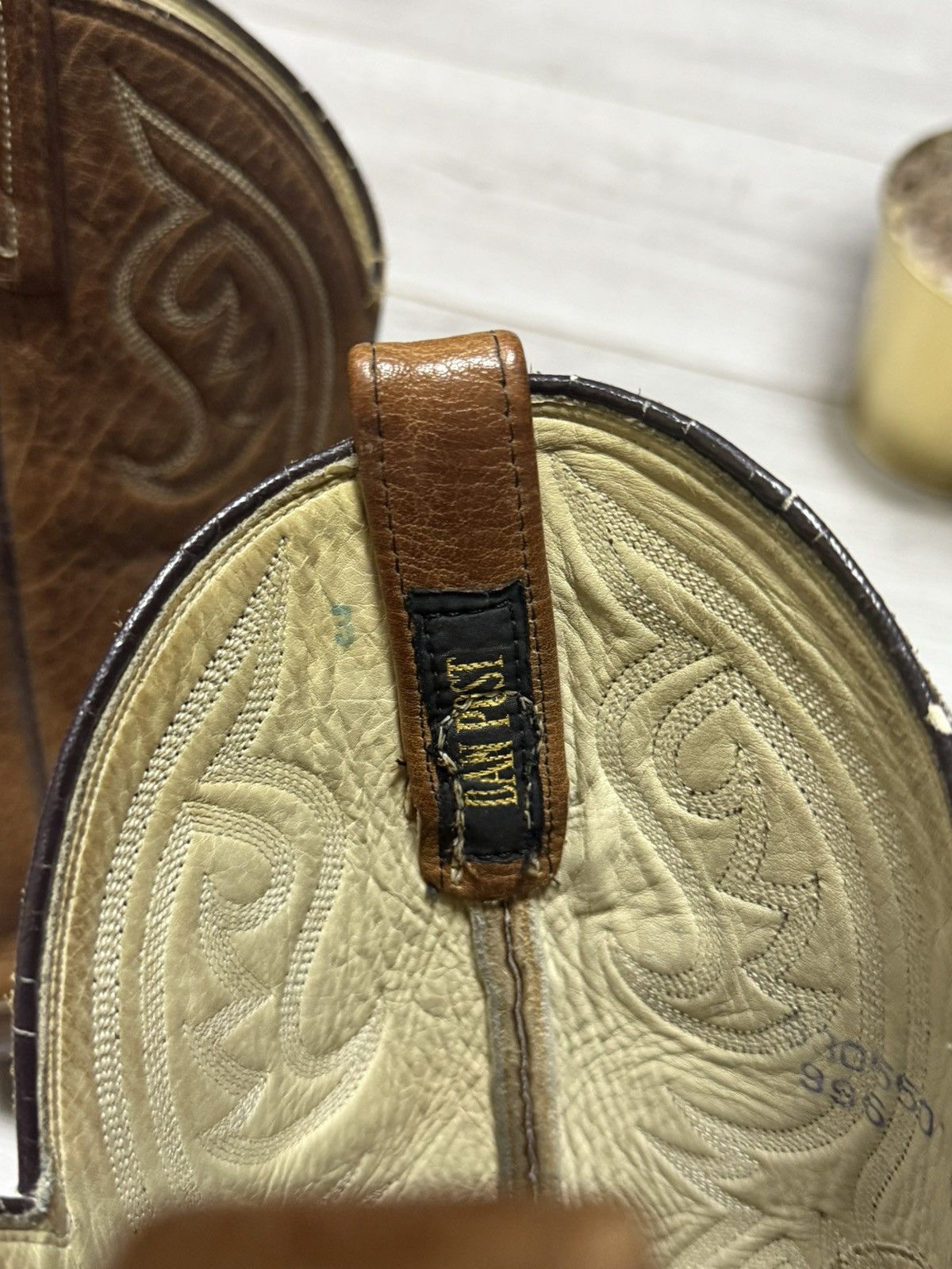 Dan Post Dan Post Boots Men's Size 8.5 Western Leather GUIDI STYLE Size US 8.5 / EU 41-42 - 2 Thumbnail