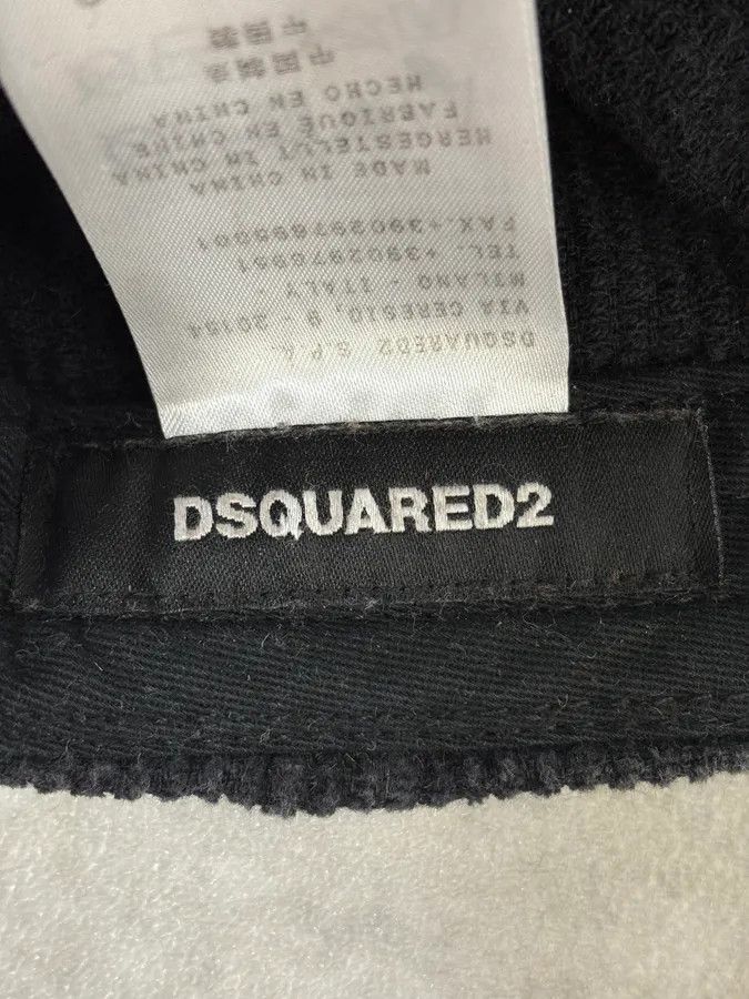 Dsquared2 Dsquared2 Punk Rock Brown Velvet Cap Size ONE SIZE - 7 Thumbnail