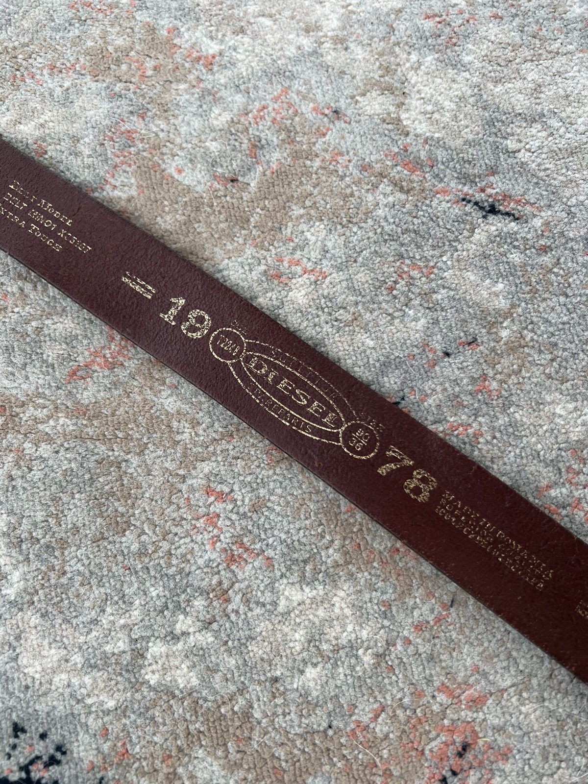 Diesel Y2K Diesel Vintage Leather Belt Size ONE SIZE - 7 Thumbnail