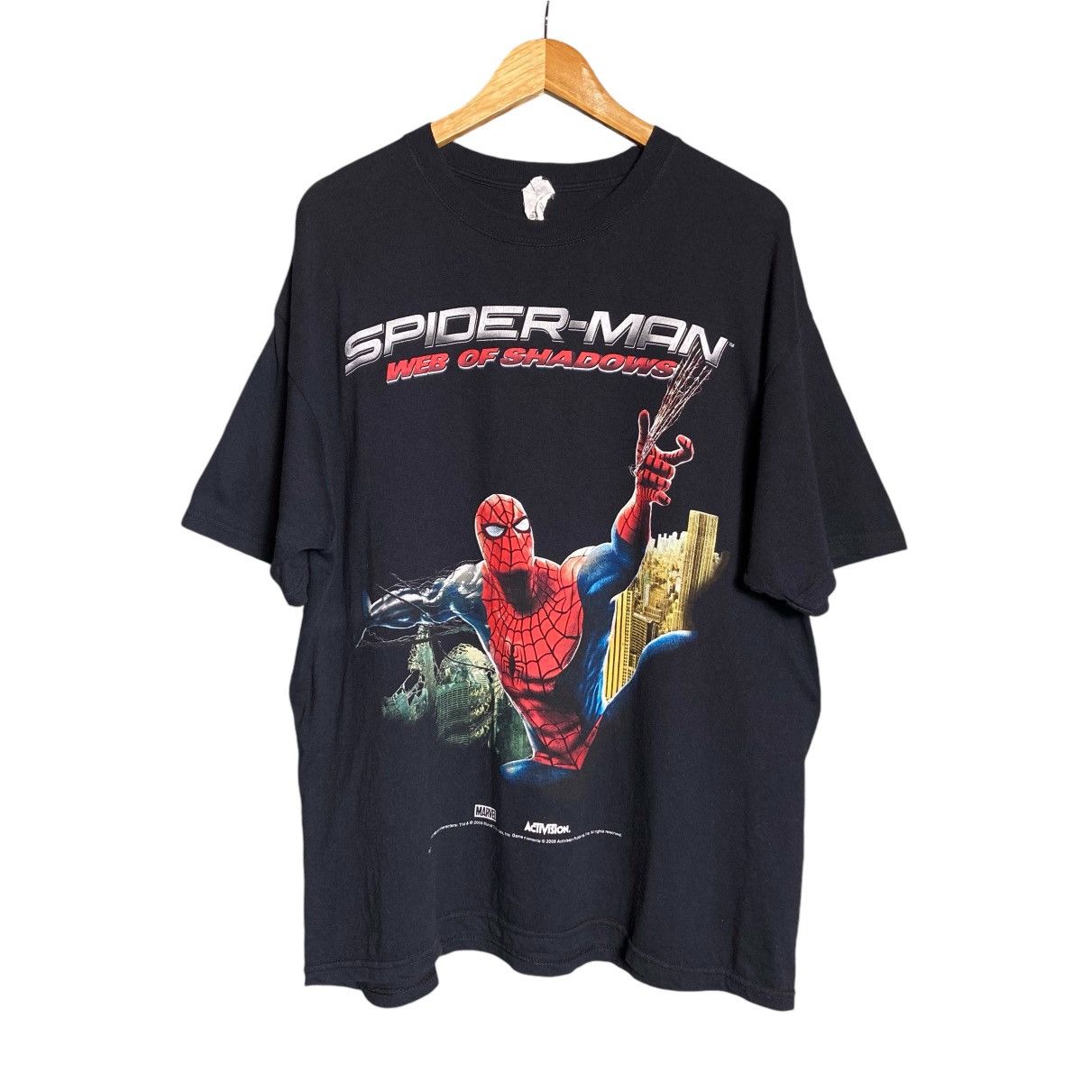 Marvel Comics × Vintage Vintage Spider-Man Marvel T-Shirt Size US XL / EU 56 / 4 - 1 Thumbnail