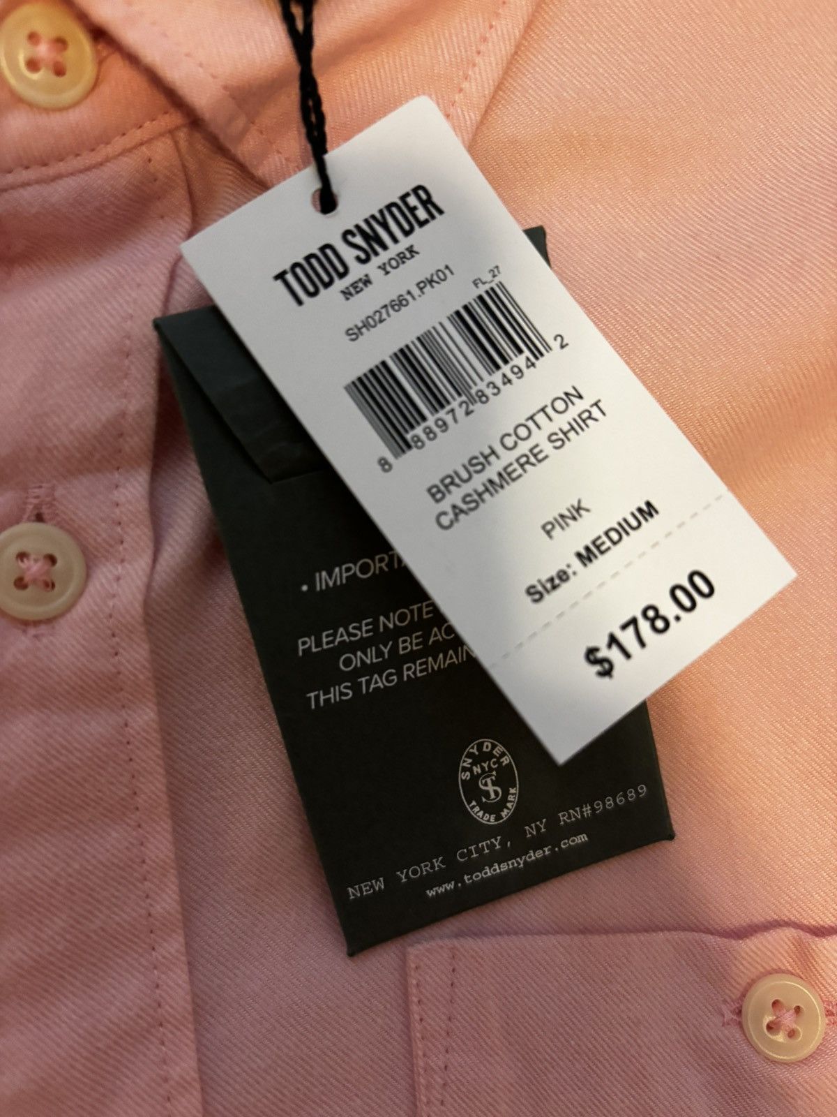 Todd Snyder Todd Snyder Brush Cotton Cashmere Shirt Size US M / EU 48-50 / 2 - 6 Thumbnail