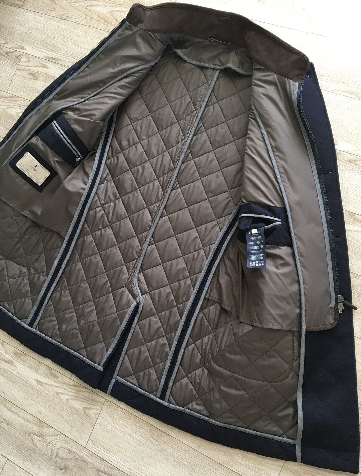 Hackett Hackett Mayfair London Bespoke Wool Padded Overcoat Size US S / EU 44-46 / 1 - 11 Thumbnail