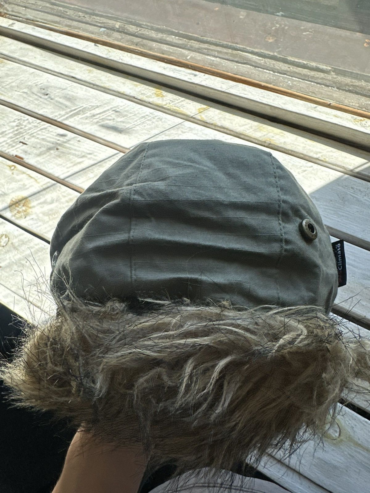 Japanese Brand 🚨Vintage Y2K Fuzzy Fur Ushanka Hat GREEN RARE Size ONE SIZE - 9 Thumbnail
