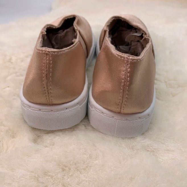 Vintage QUPID Women's Sneaker MOIRA-07 Slip On Champagne Lycra 8.5 M US Size US 8.5 / IT 38.5 - 6 Thumbnail