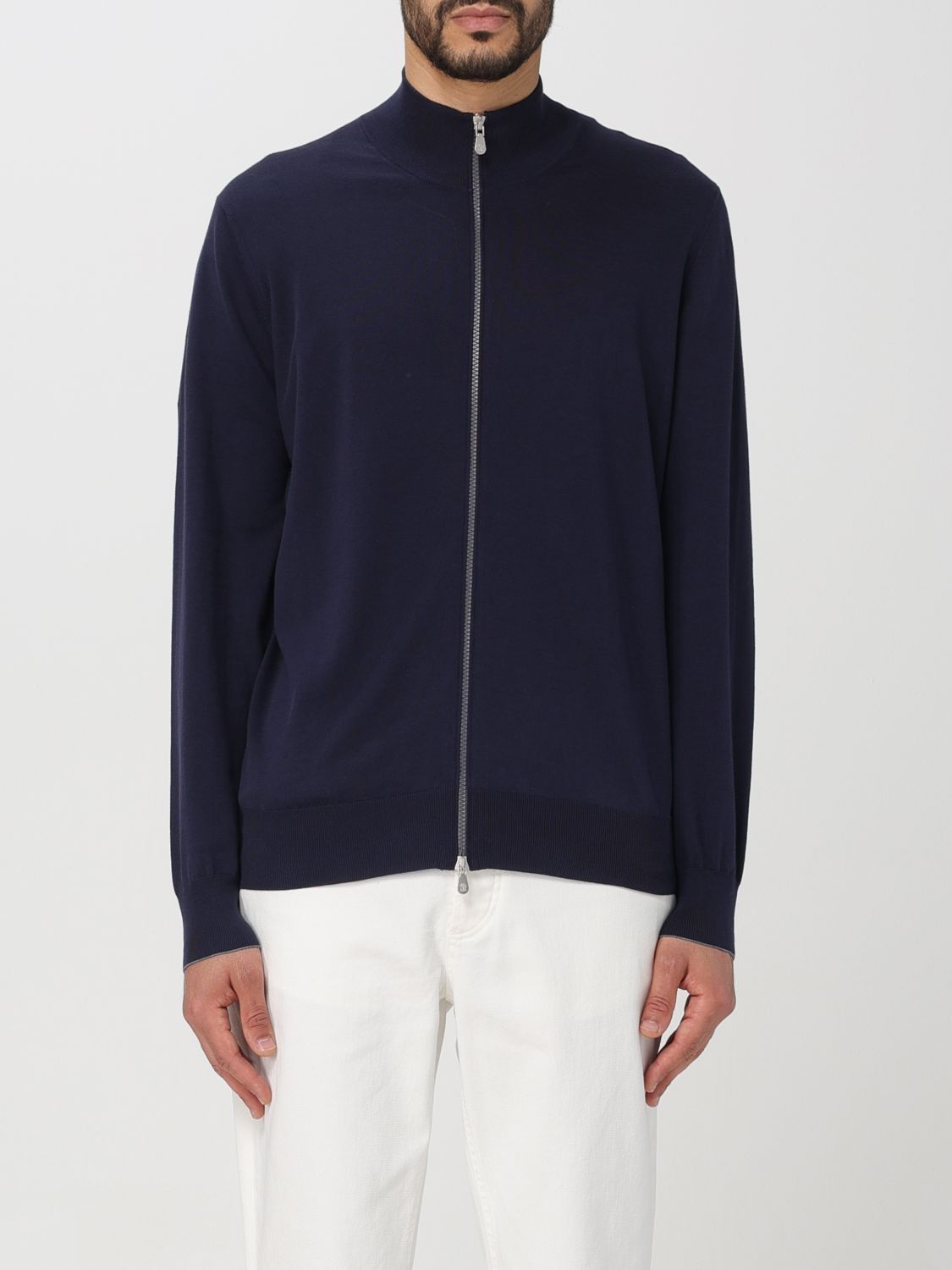 image of Brunello Cucinelli Sweatshirt Men Grey (Size Large)