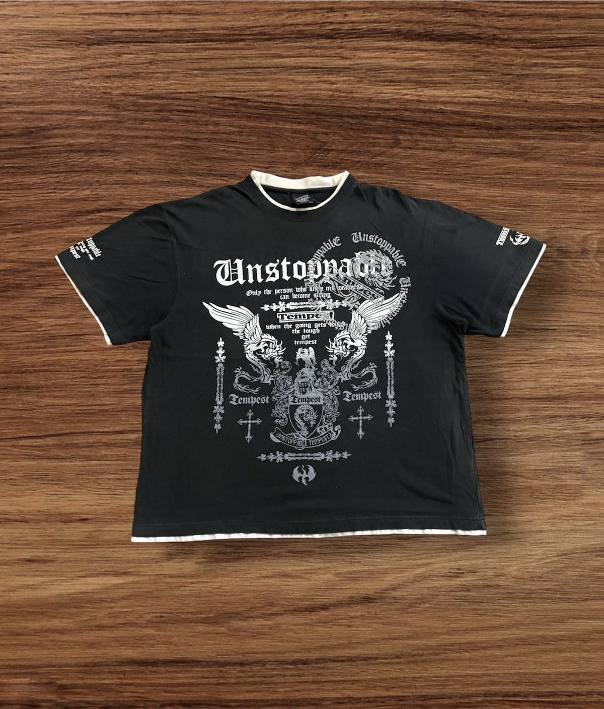 Japanese Brand Japanese Brand unstoppable Poem Design Style Size US XL / EU 56 / 4 - 1 Thumbnail