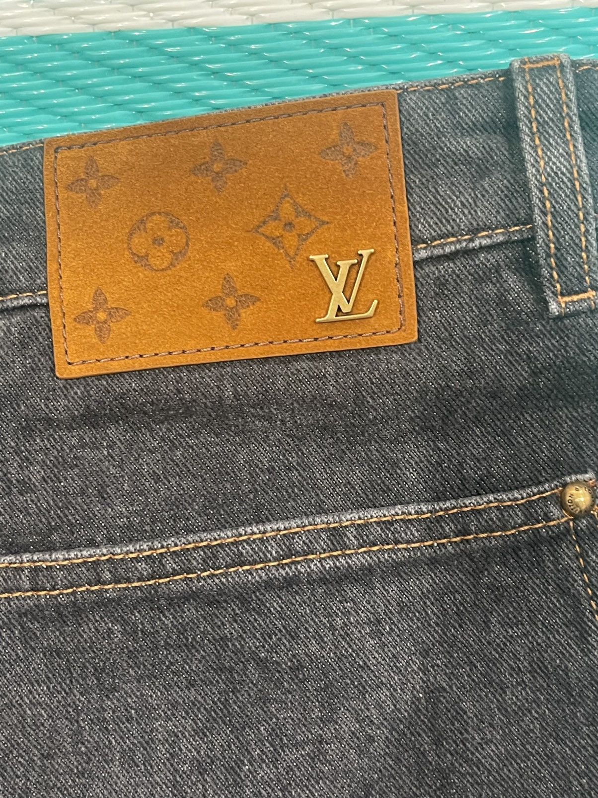 Louis Vuitton Louis Vuitton Monogram Flower Denim Pants Size US 32 / EU 48 - 5 Thumbnail