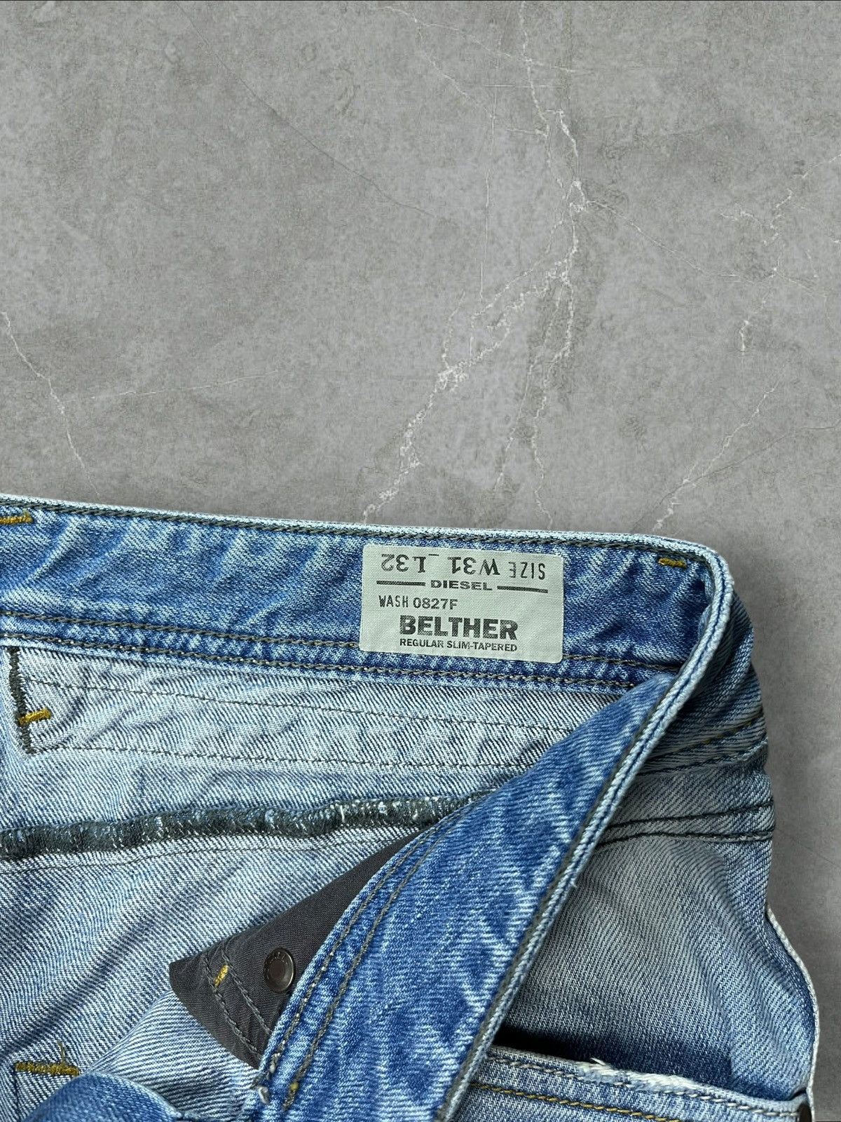 Diesel × Vintage Vintage Diesel Belther 31x32 Slim Tapered Fit Pants Size US 31 - 8 Thumbnail