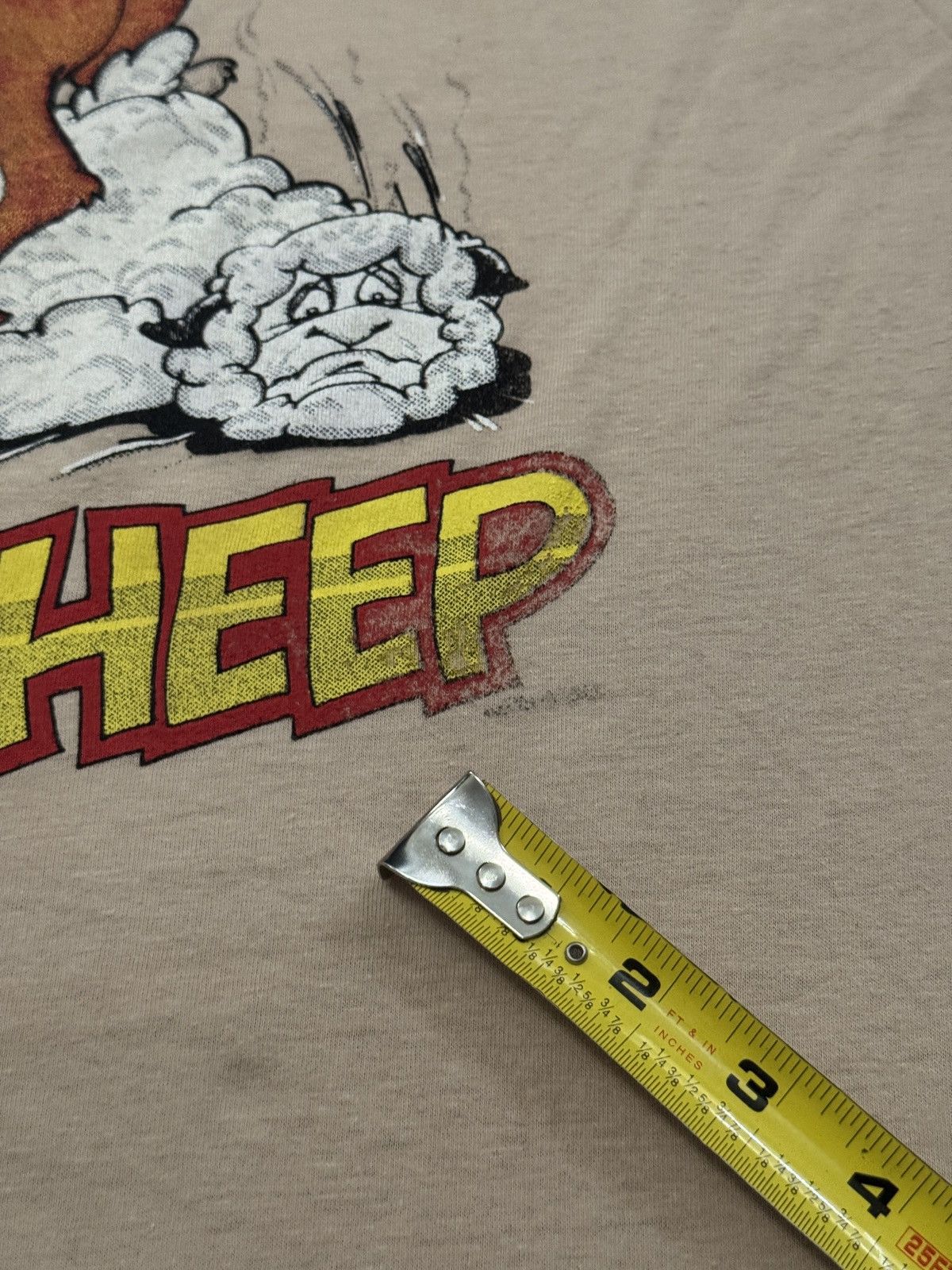 Other Vintage Bull Sheep 80s Bull Sh*t Animal Print Funny T Shirt Size US M / EU 48-50 / 2 - 7 Thumbnail