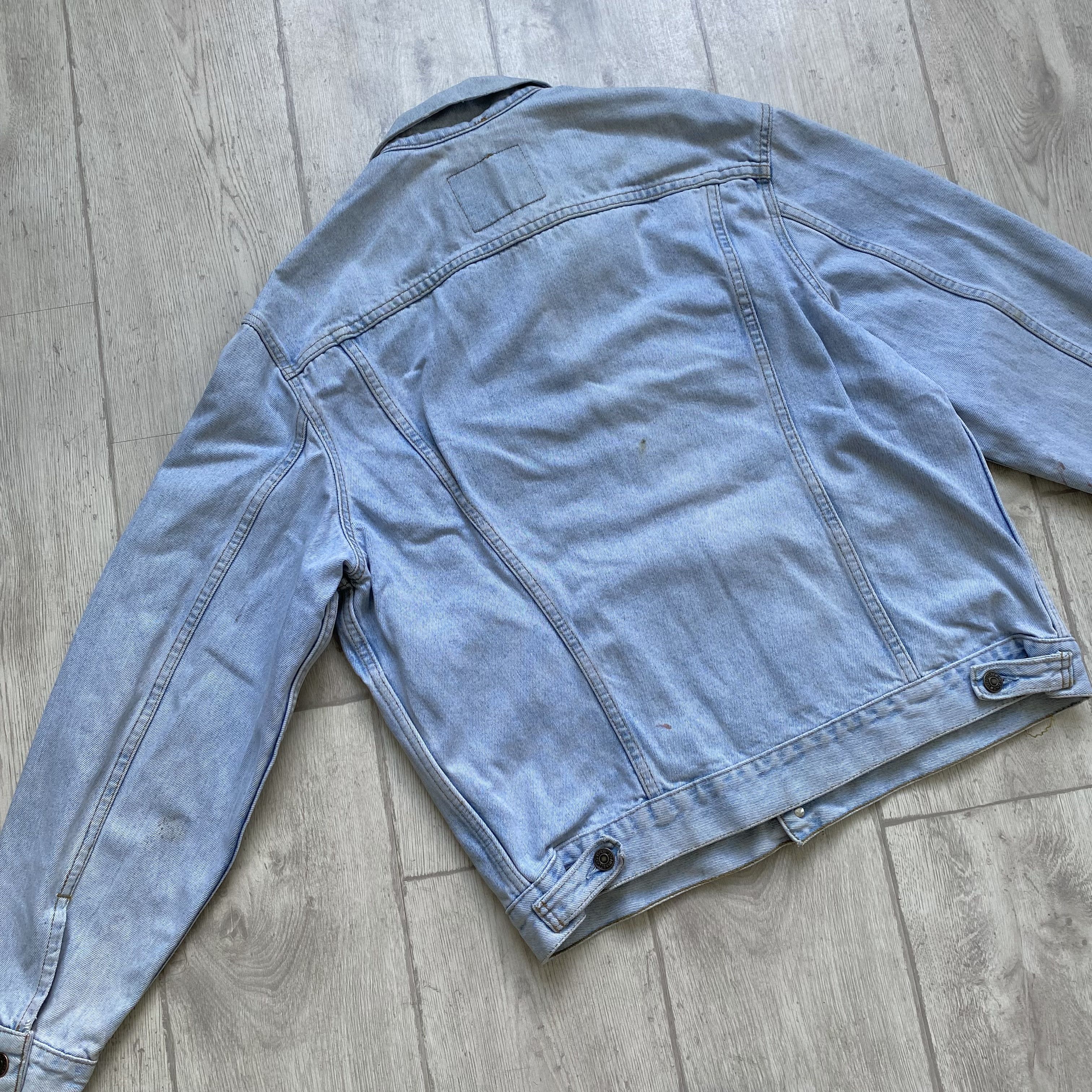 Levi's Vintage Clothing Vintage 90s Trashed Levis denim jacket distressed Usa Size US L / EU 52-54 / 3 - 11 Thumbnail
