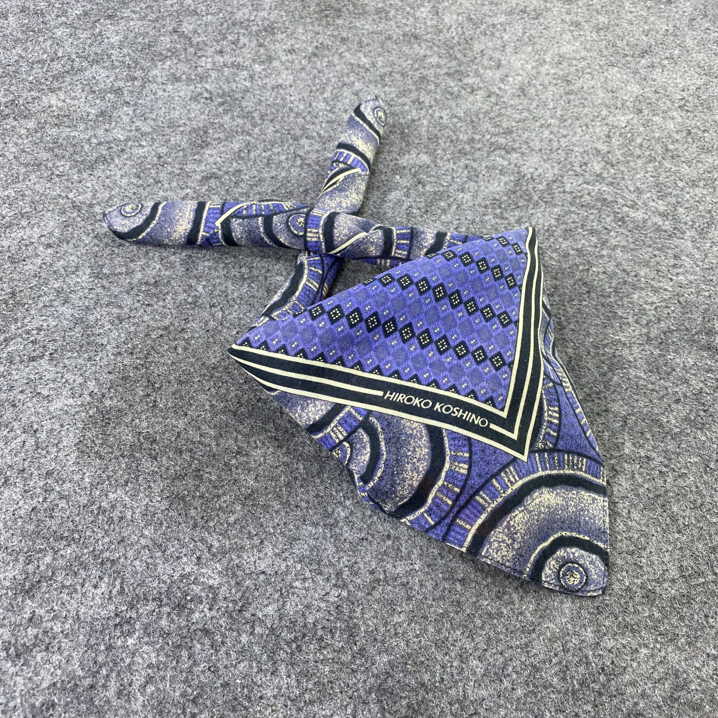 Hiroko Koshino Homme Hiroko Koshino Handkerchief / Bandana / Neckerchief -B1040 Size ONE SIZE - 1 Thumbnail