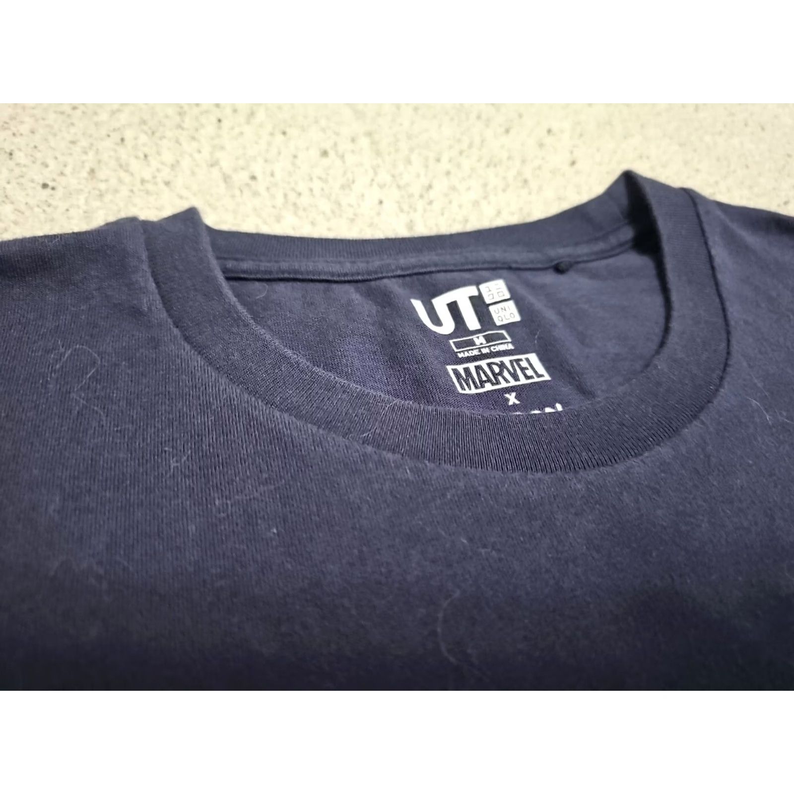Uniqlo UNIQLO MARVEL T-Shirt Navy Crew Neck Short Sleeve Unisex Adults Medium XS? No; Size M color navy graphic print logo Comics Movie Superheroes 90s? Size US M / EU 48-50 / 2 - 7 Thumbnail
