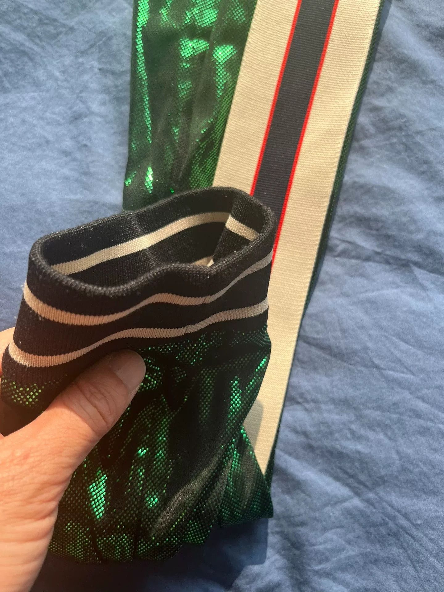 Gucci Gucci Green Metallic Reflective Loose Sweatpants Size US 32 / EU 48 - 9 Thumbnail