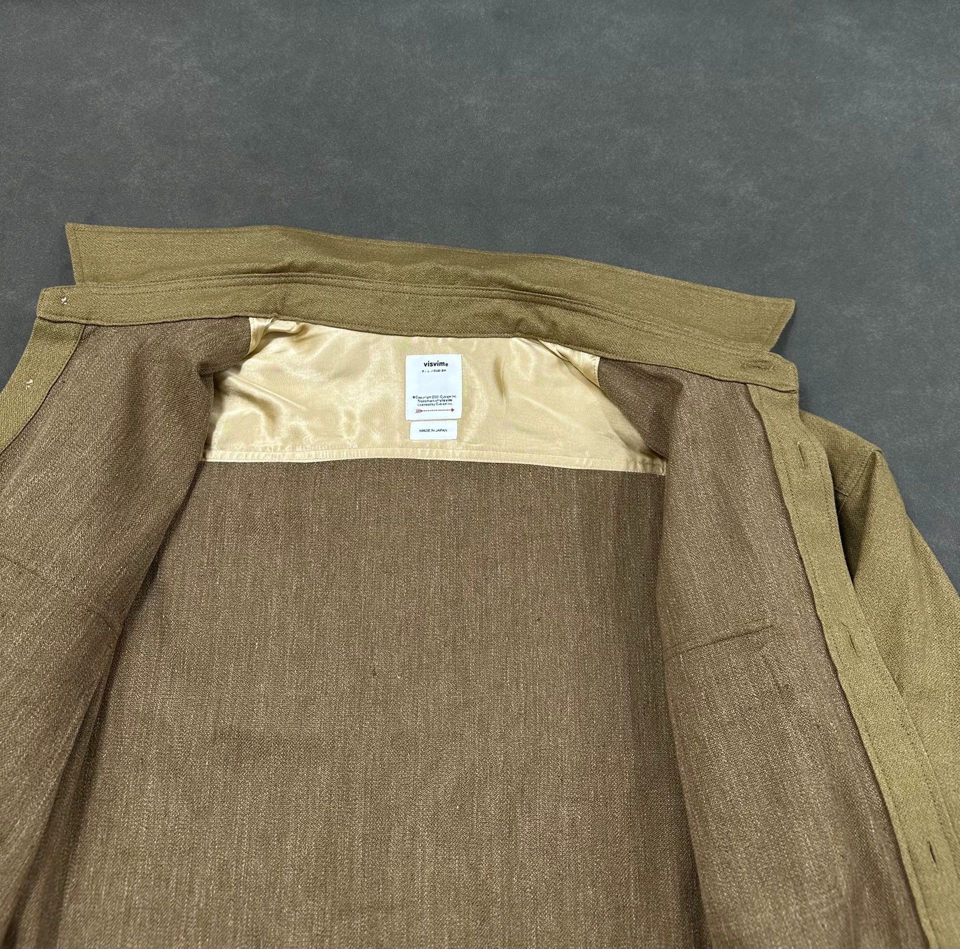 Visvim VISVIM 25SS LUMBER L/S Wool Linen Silk Buffalo Button Shirt Size US XL / EU 56 / 4 - 4 Thumbnail