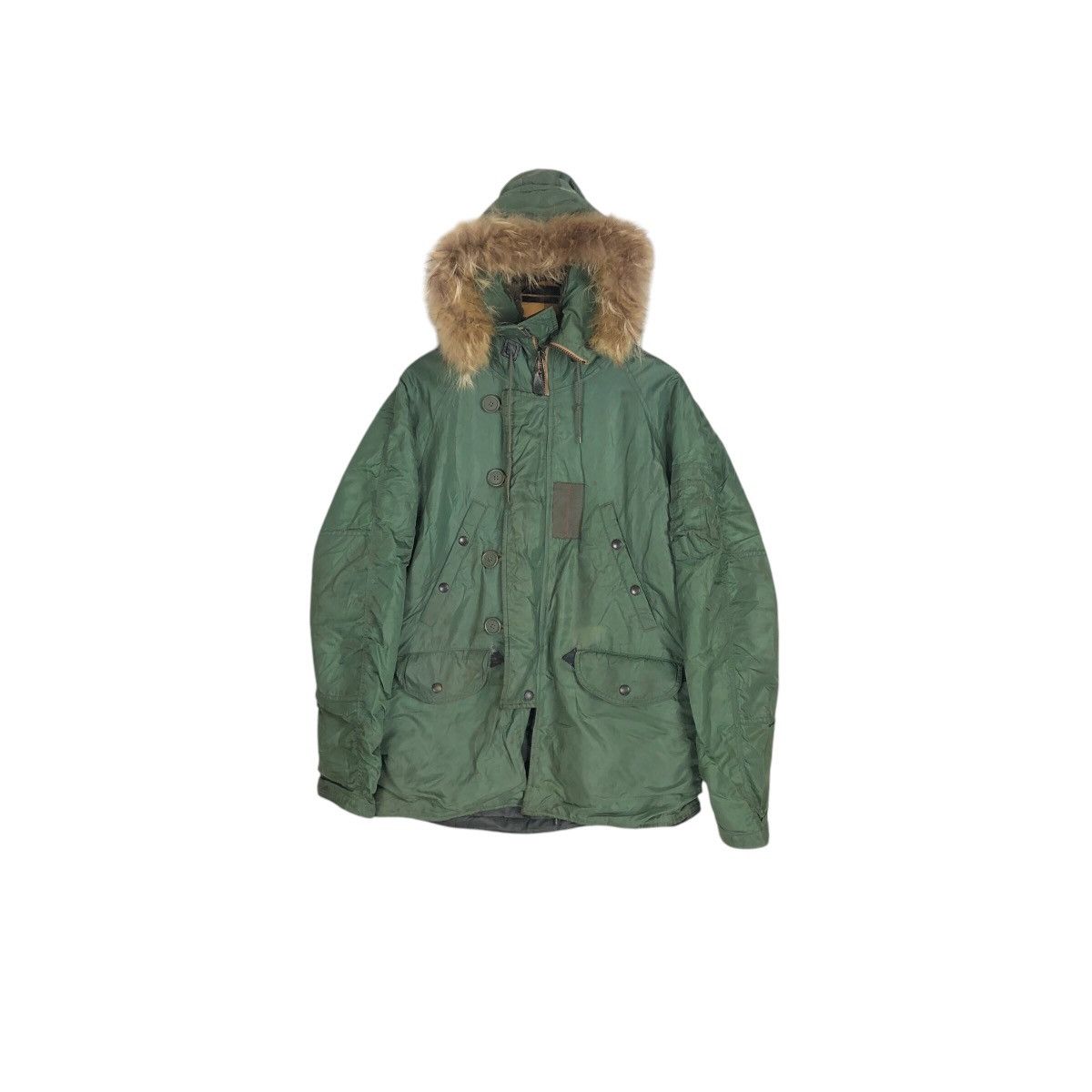 Avirex × Vintage Vintage Avirex Hooded Arctic Parka Faux Fur Hoodie Size US L / EU 52-54 / 3 - 2 Thumbnail