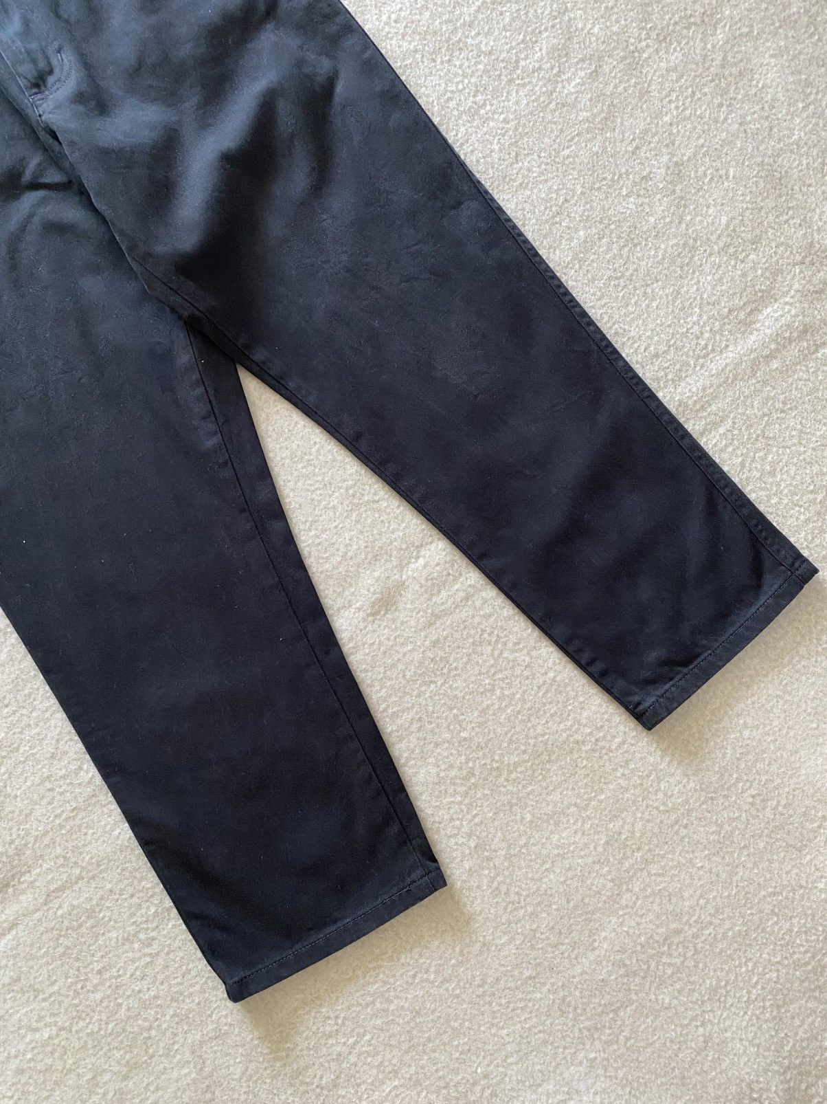 agnes b. Agnes B. Black Trouse Pants Tapered Leg W30 Size 30" / US 8 / IT 44 - 3 Thumbnail