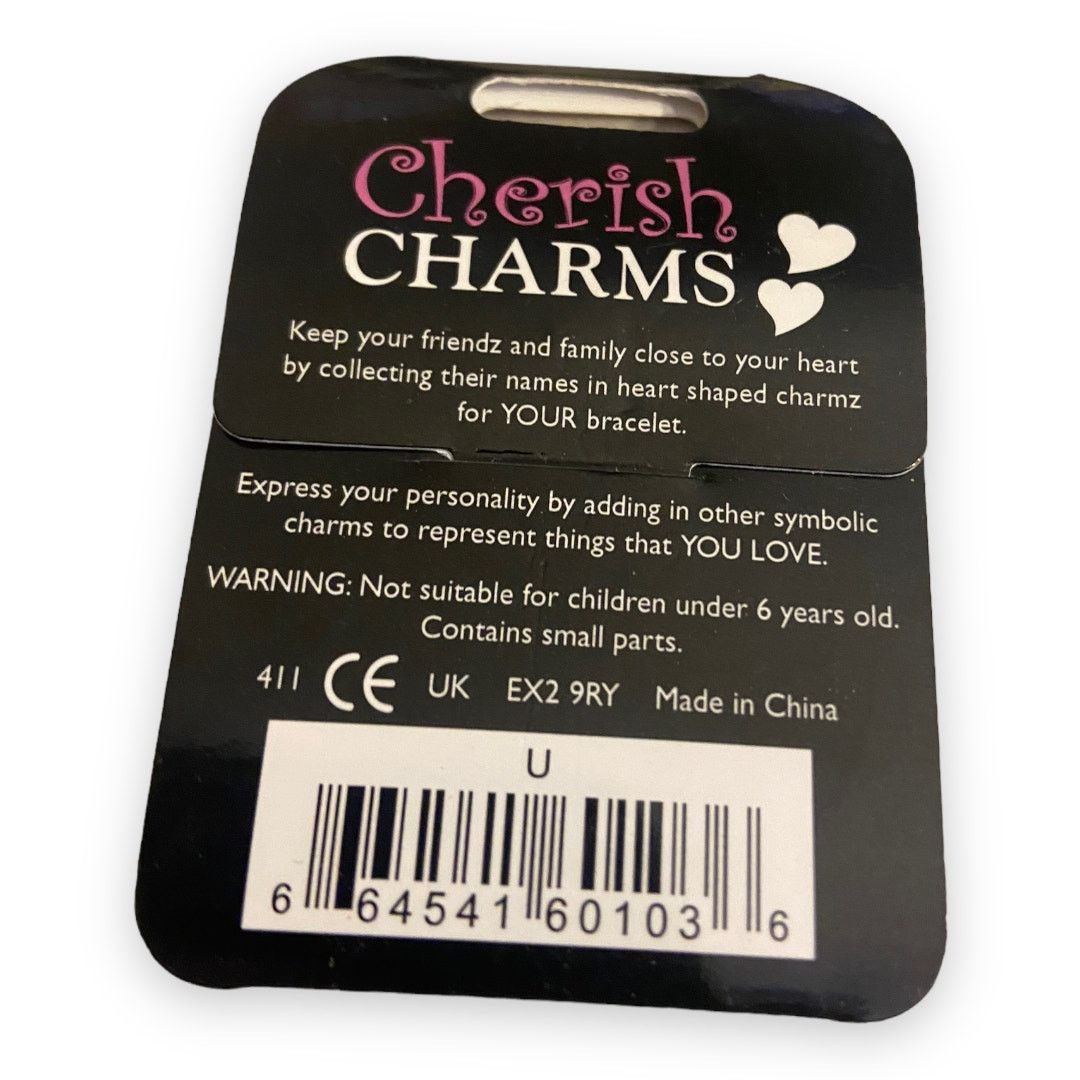 Other Cherish Charms U Monogram Initial Bracelet Charm NEW NWT Size ONE SIZE - 2 Thumbnail