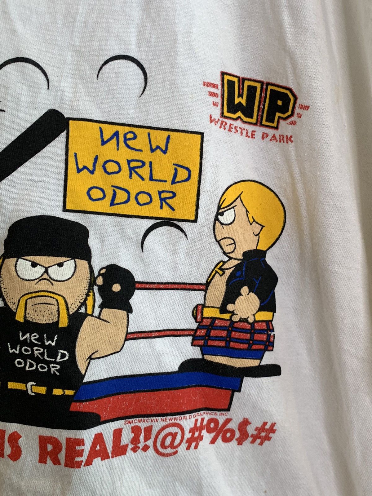 Other × Vintage *RARE* Vintage South Park NWO Wrestling Single Stitch Shirt Size US XL / EU 56 / 4 - 3 Thumbnail