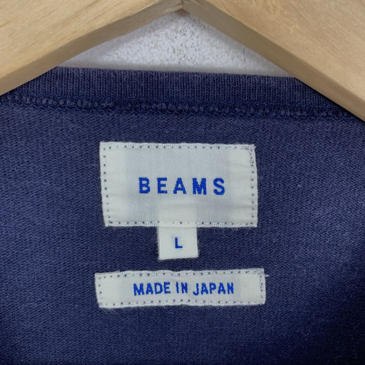 Beams Plus BEAMS Japanese Brand Plain Long Sleeve Tshirt Size US L / EU 52-54 / 3 - 4 Thumbnail