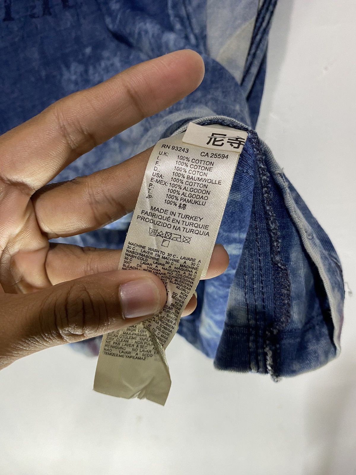 Diesel × If Six Was Nine × Japanese Brand 2000s diesel distressed punk tie dye tee Size US XL / EU 56 / 4 - 7 Thumbnail
