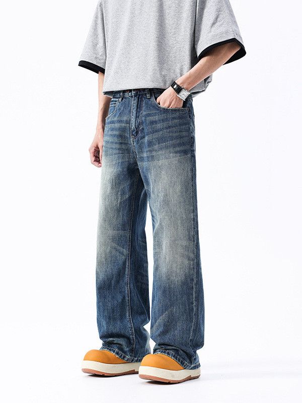 Vintage American retro washed cleanfit jeans Size US 32 / EU 48 - 2 Thumbnail