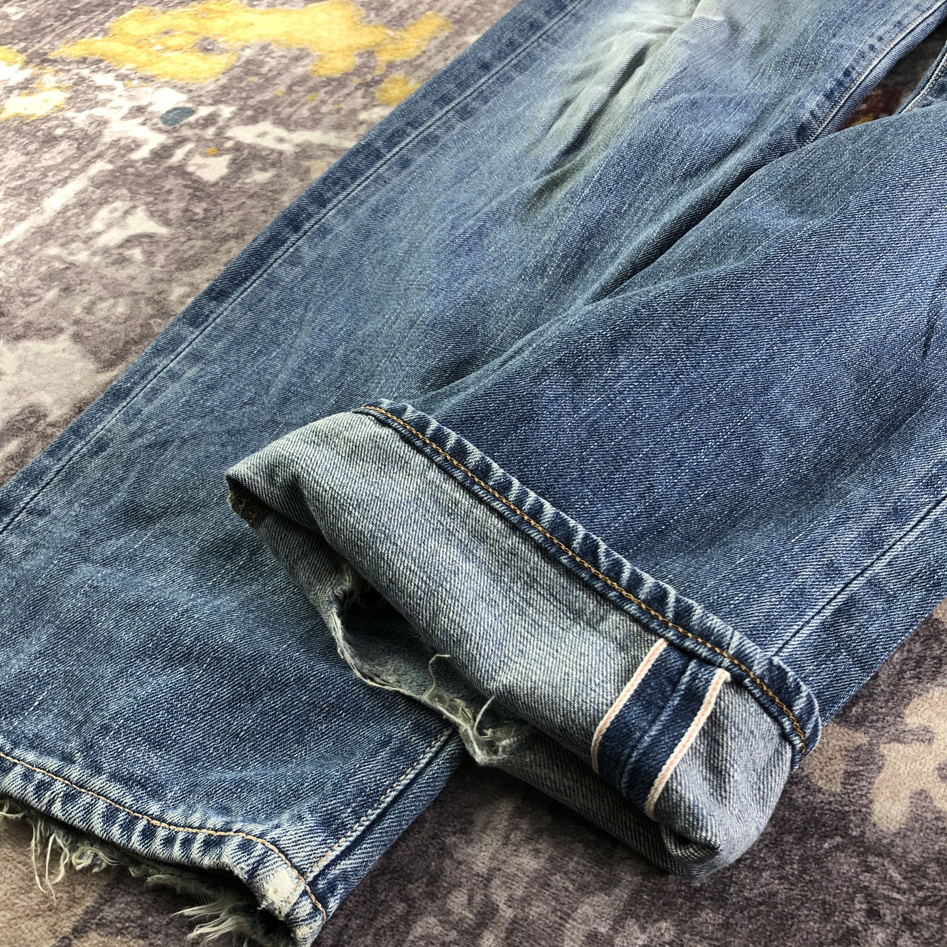Edwin Vintage Blue Wash Edwin 505 Selvedge Jeans-JM3602 Size US 32 / EU 48 - 7 Thumbnail