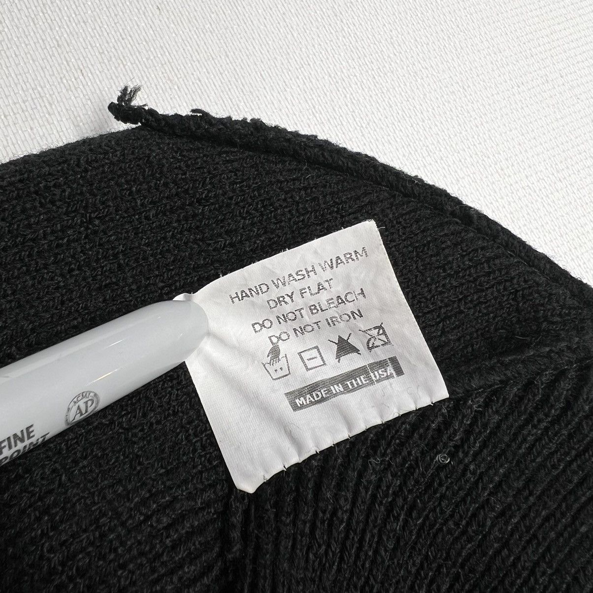 Huf HUF Beanie Hat Black Logo Patch Skate Board Box Cuffed Cap Size ONE SIZE - 6 Thumbnail