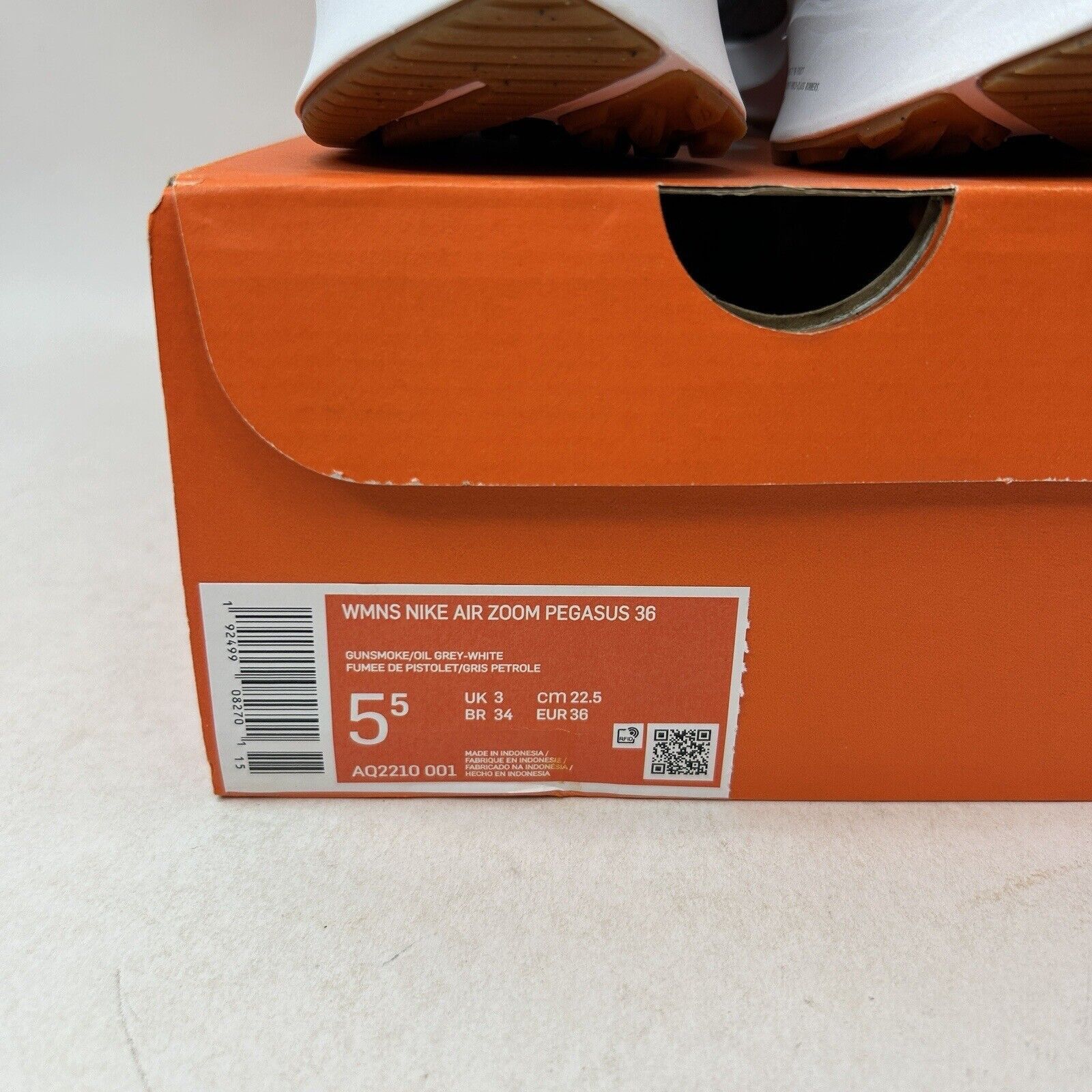 Nike Nike Air Zoom Pegasus 36 WMNS “Gunsmoke Grey” 2024 Size US 5.5 / IT 35.5 - 5 Thumbnail