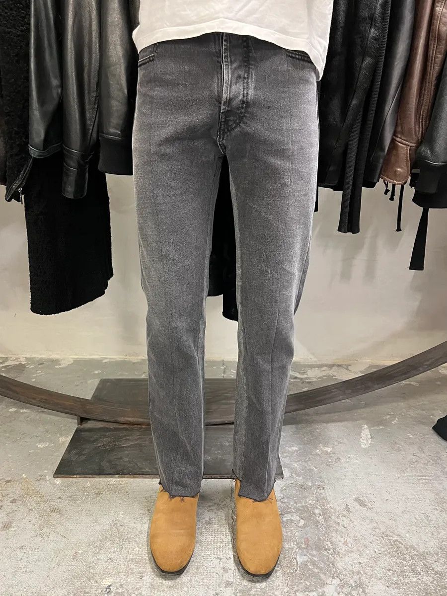 Maison Margiela × Vintage SS2021 Maison Margiela Black Destructured Denim Jeans Size US 30 / EU 46 - 2 Thumbnail
