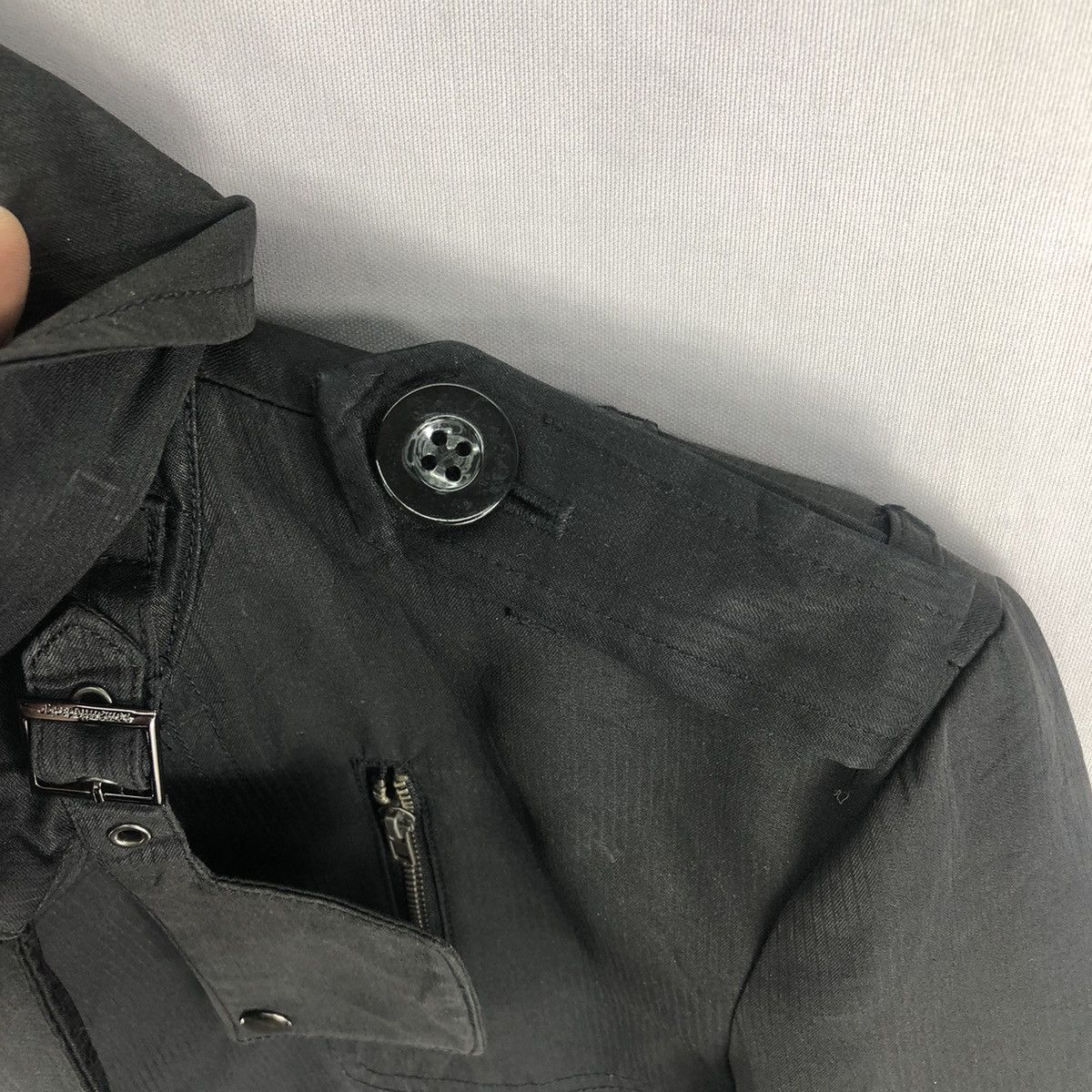 semanticdesign Vintage Semantic Design Trench Coat Jacket Double Collar Size S / US 4 / IT 40 - 9 Thumbnail