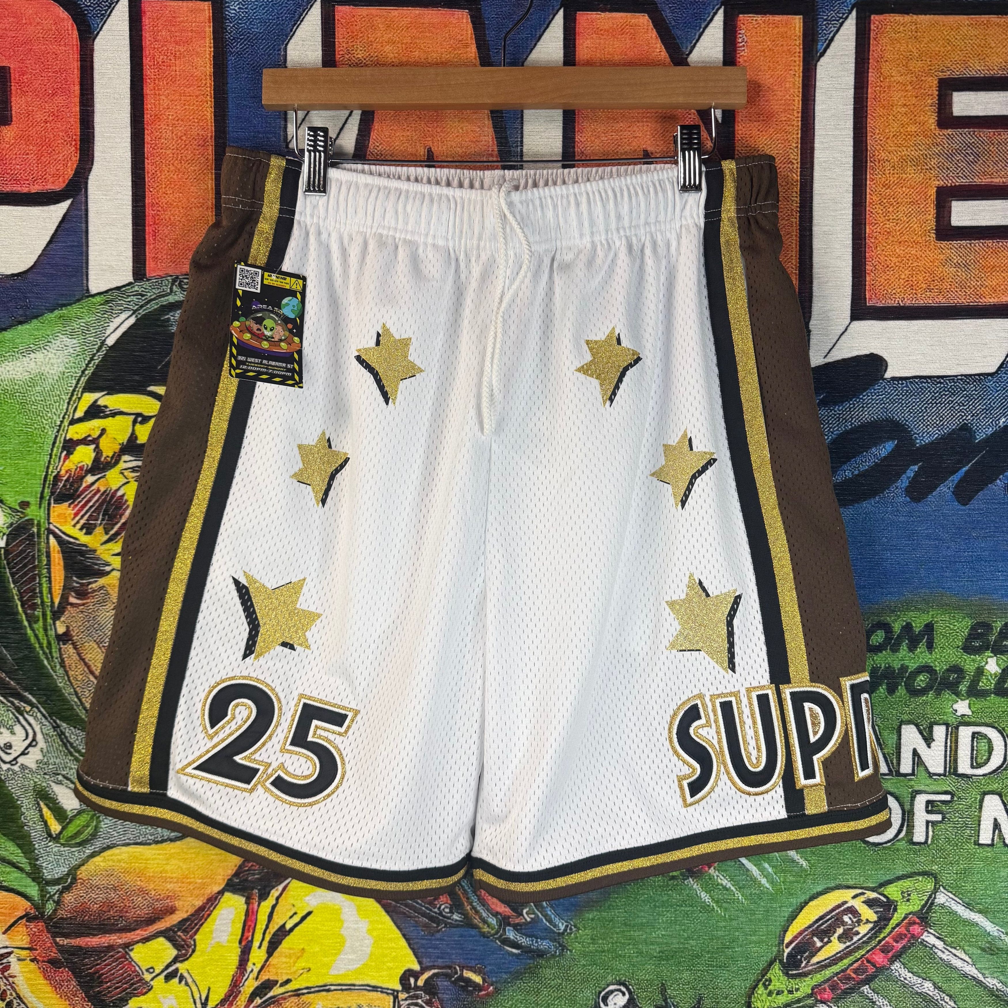 Supreme Supreme Michael Jackson Dangerous Mesh Short White