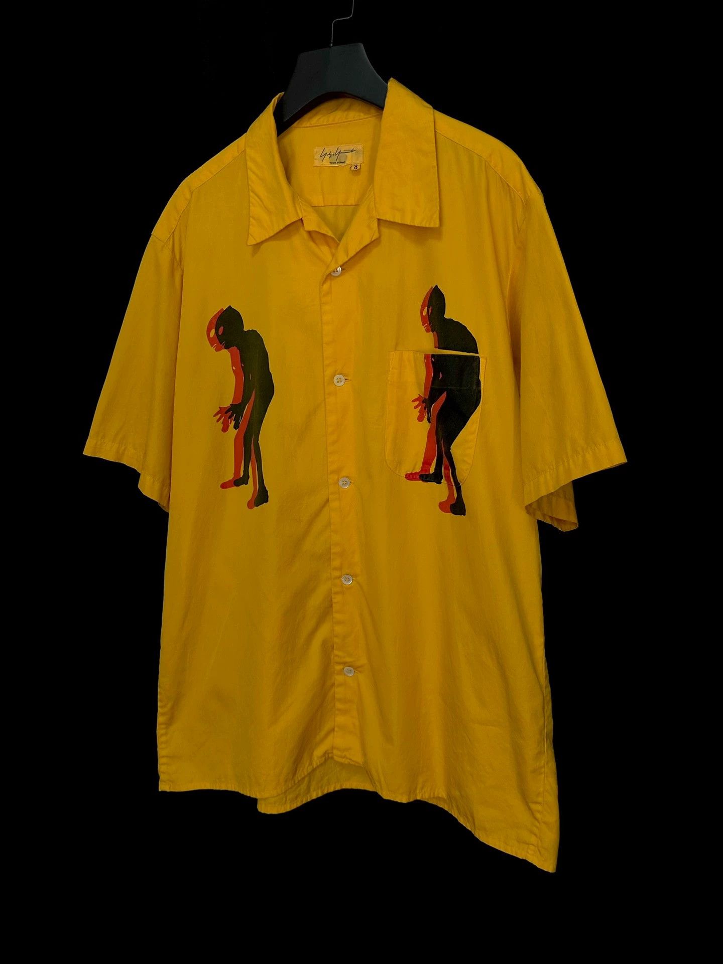 Yohji Yamamoto Yohji Yamamoto 05SS Ultraman Shirt Red/Black/Yellow Size US M / EU 48-50 / 2 - 2 Thumbnail