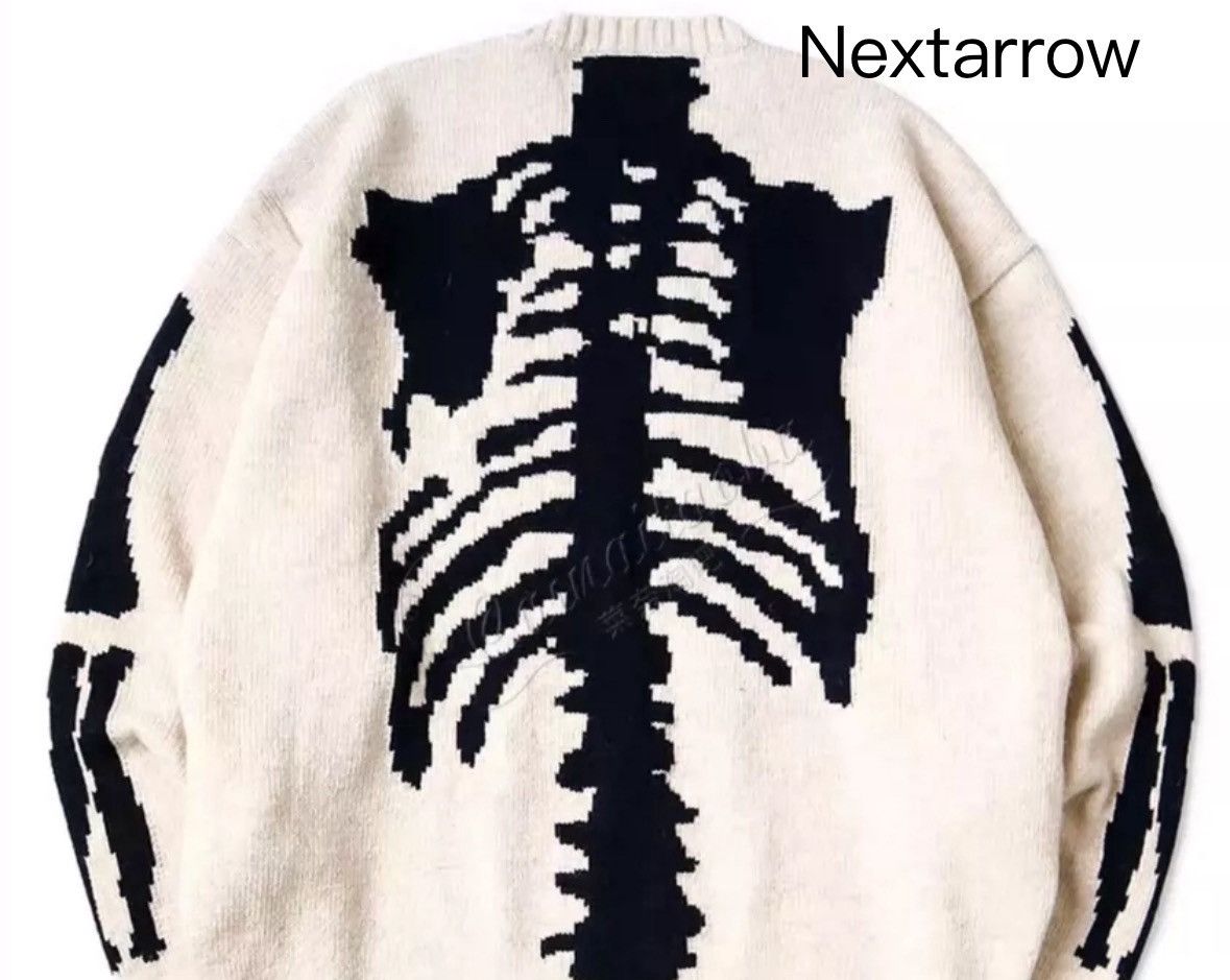 Kapital Kapital round neck bone wool knitted sweater 2412-Nextarrow Size US L / EU 52-54 / 3 - 1 Thumbnail