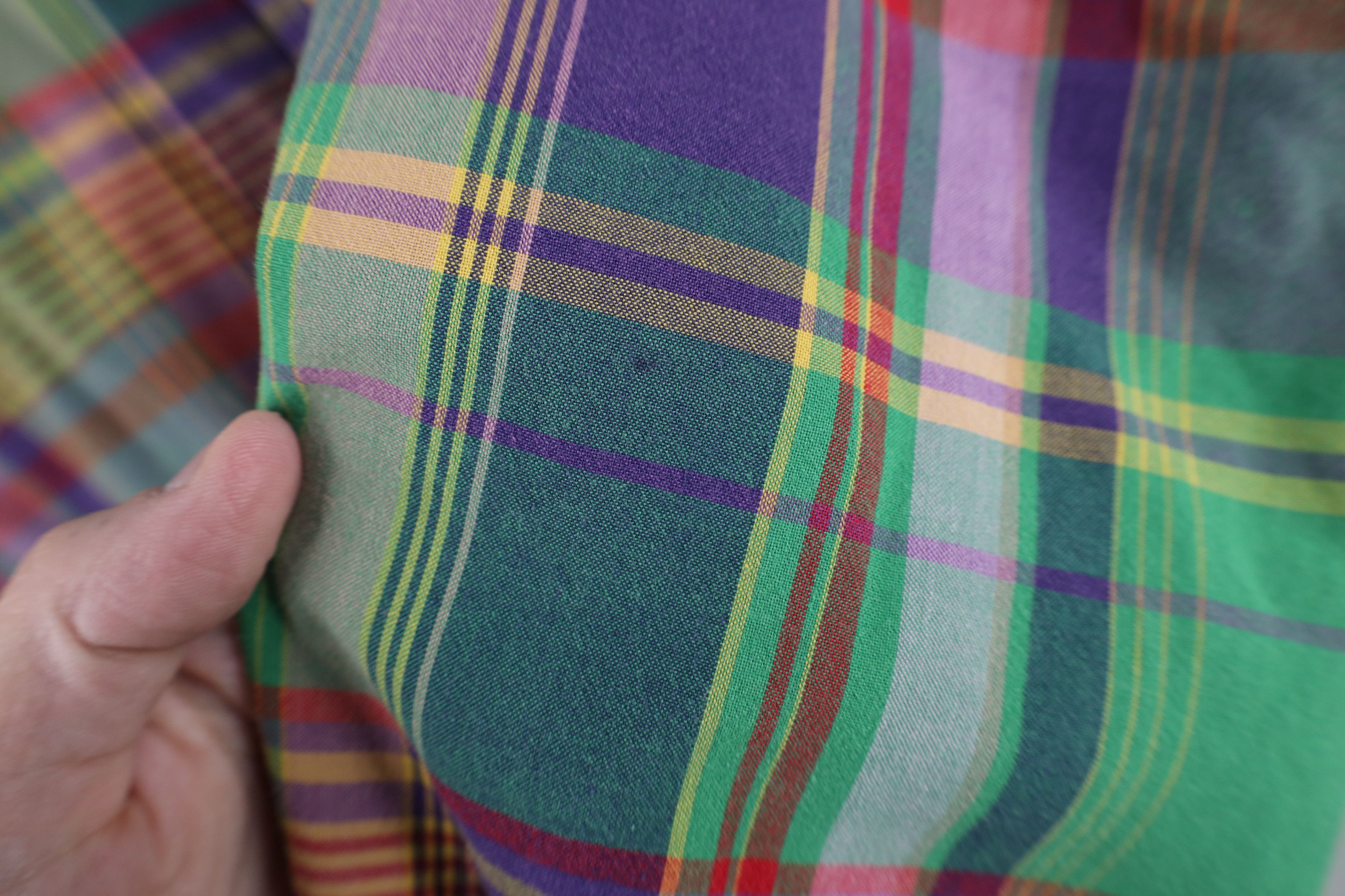 Ralph Lauren Vintage 90s Ralph Lauren India Madras Button Down Shirt Size US XXL / EU 58 / 5 - 5 Thumbnail