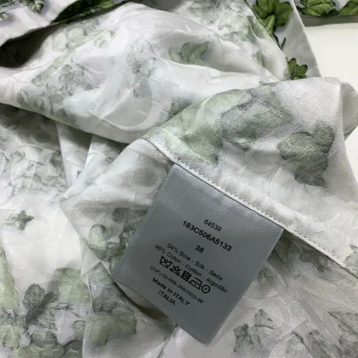 Dior Dior Dior Floral Print Short Sleeve Shirt 0079-2507 Size US M / EU 48-50 / 2 - 4 Thumbnail