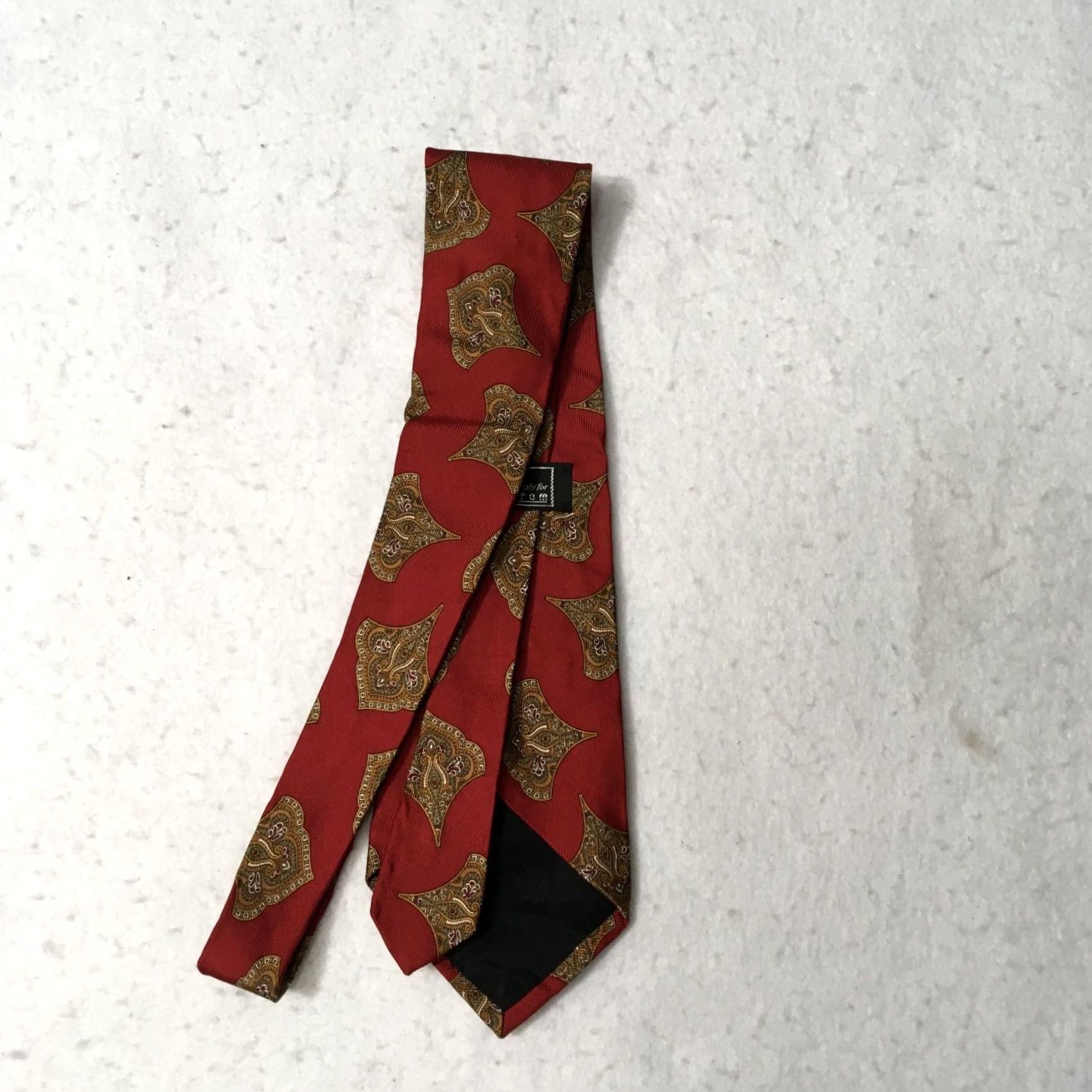 Nordstrom Nordstrom Silk Tie Fancy Gentleman abstract drop diagram realm Red Size ONE SIZE - 2 Thumbnail