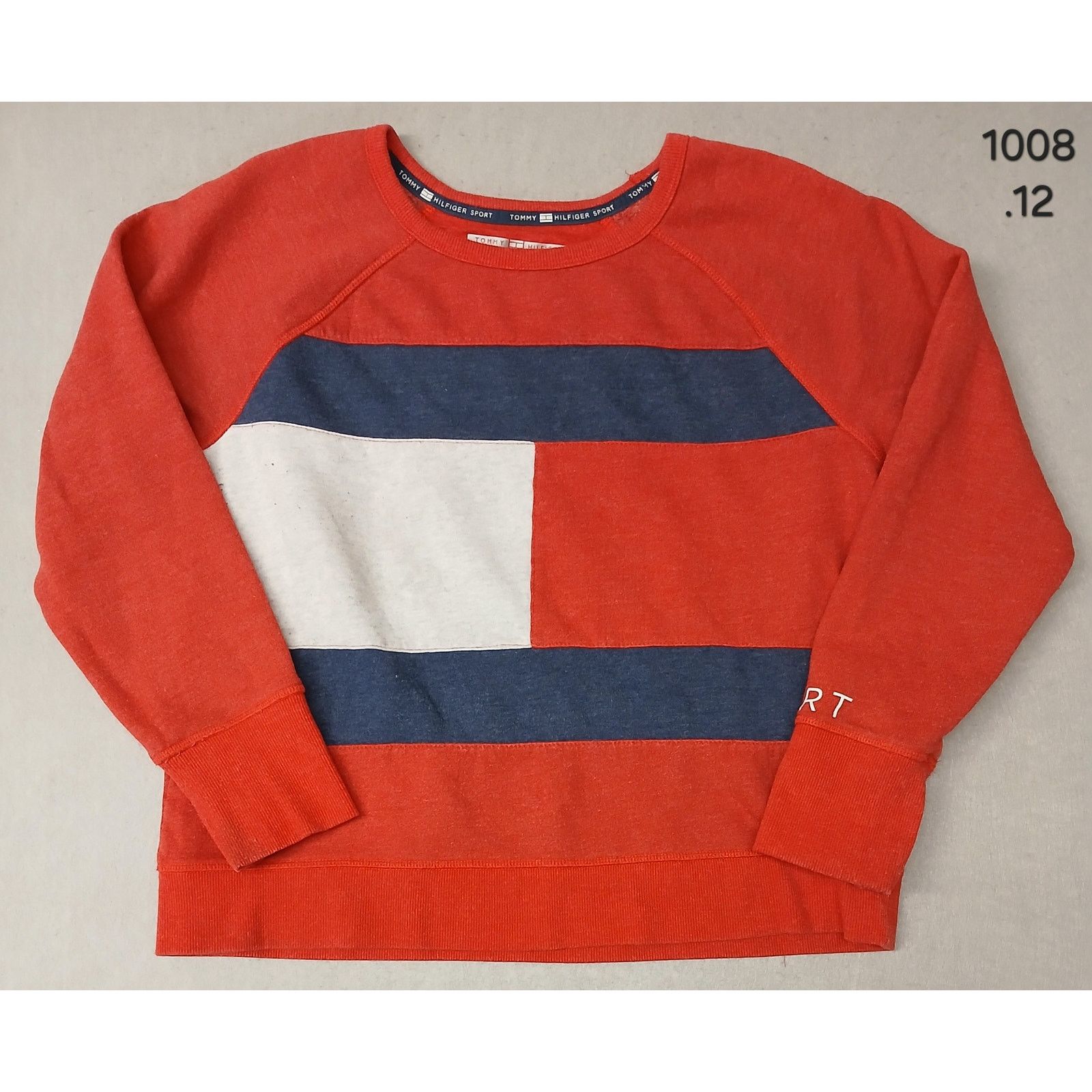 Tommy Hilfiger Tommy Hilfiger (Medium) Vintage Red Crewneck Sweatshirt Size US M / EU 48-50 / 2 - 1 Thumbnail