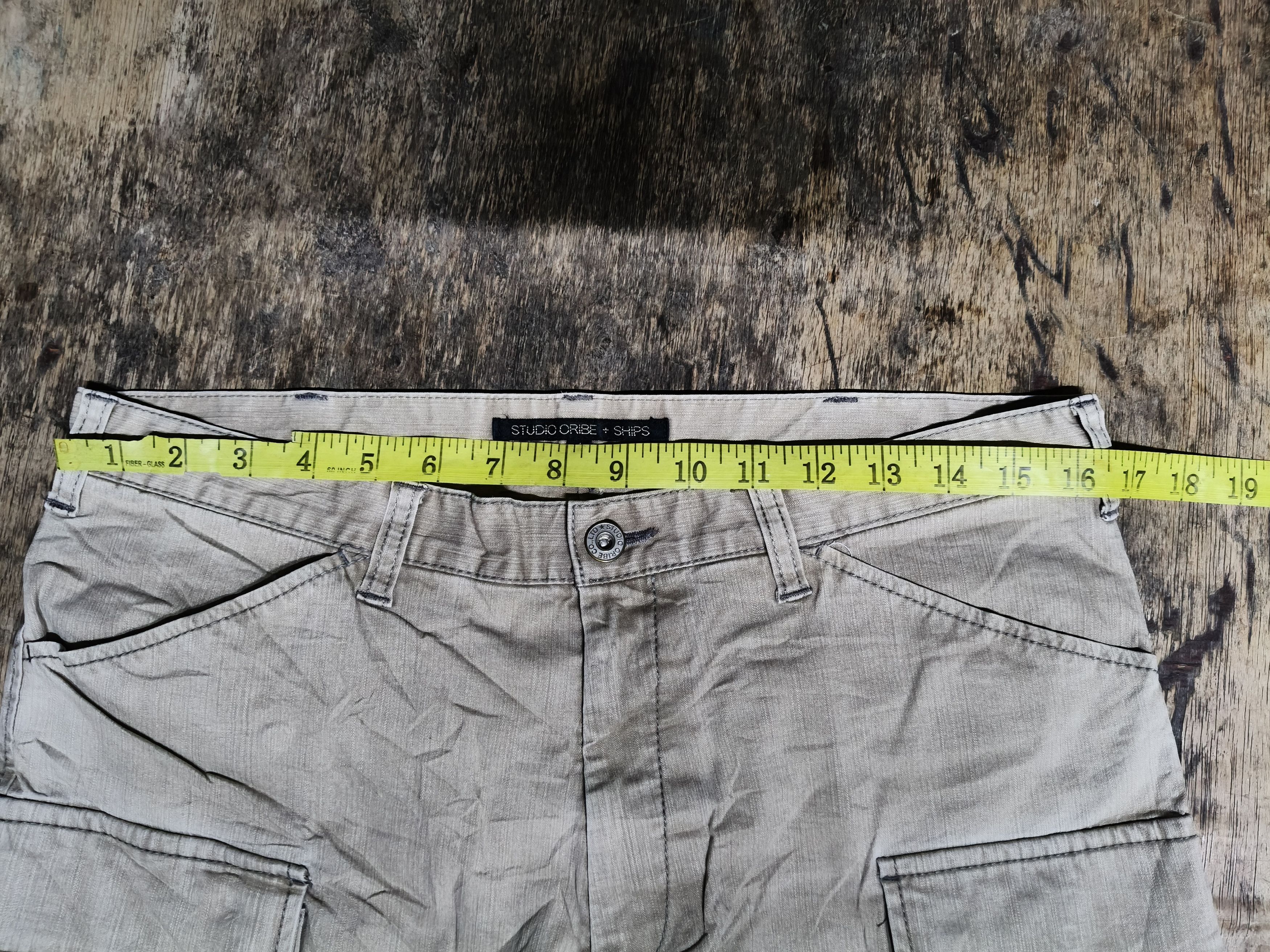 Japanese Brand Studio Oribe + Ships Cargo Pants Skiny Size US 33 - 10 Thumbnail