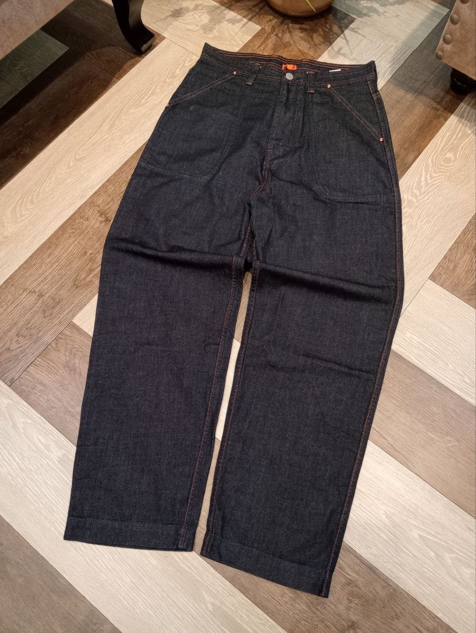 Hiroshi Kato KATO TOOL PROJECT JAPAN INDIGO DENIM PANTS Size US 29 - 2 Thumbnail