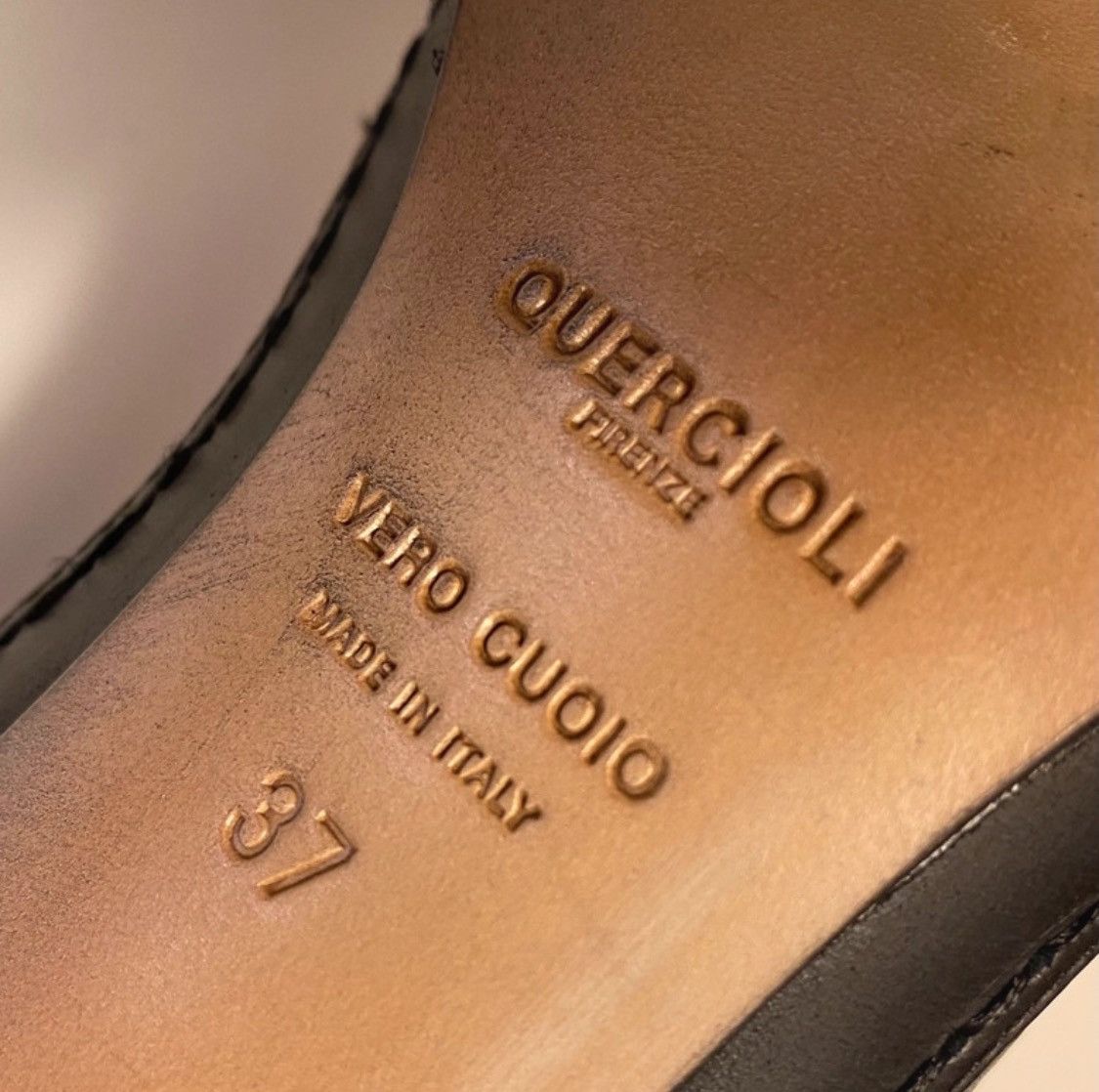 Quercioli pumps in Florentia printed embossed leather Size US 7 / IT 37 - 6 Thumbnail