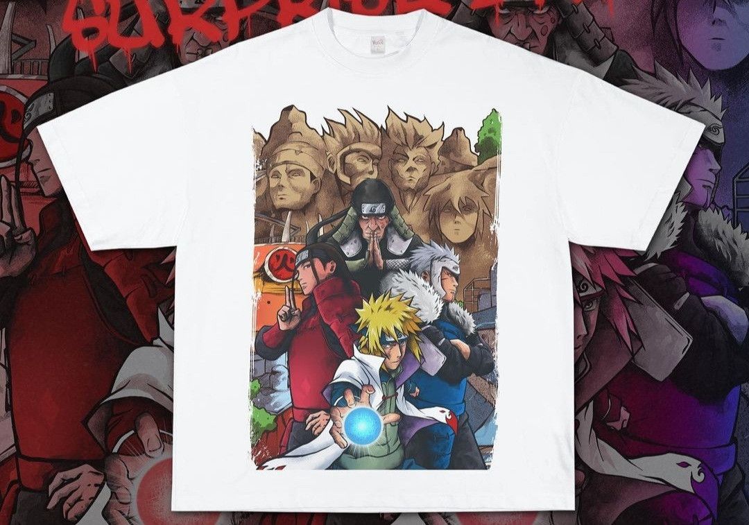 image of Anima Anime Naruto Shippuden The Original Kage in White, Men's (Size XL)