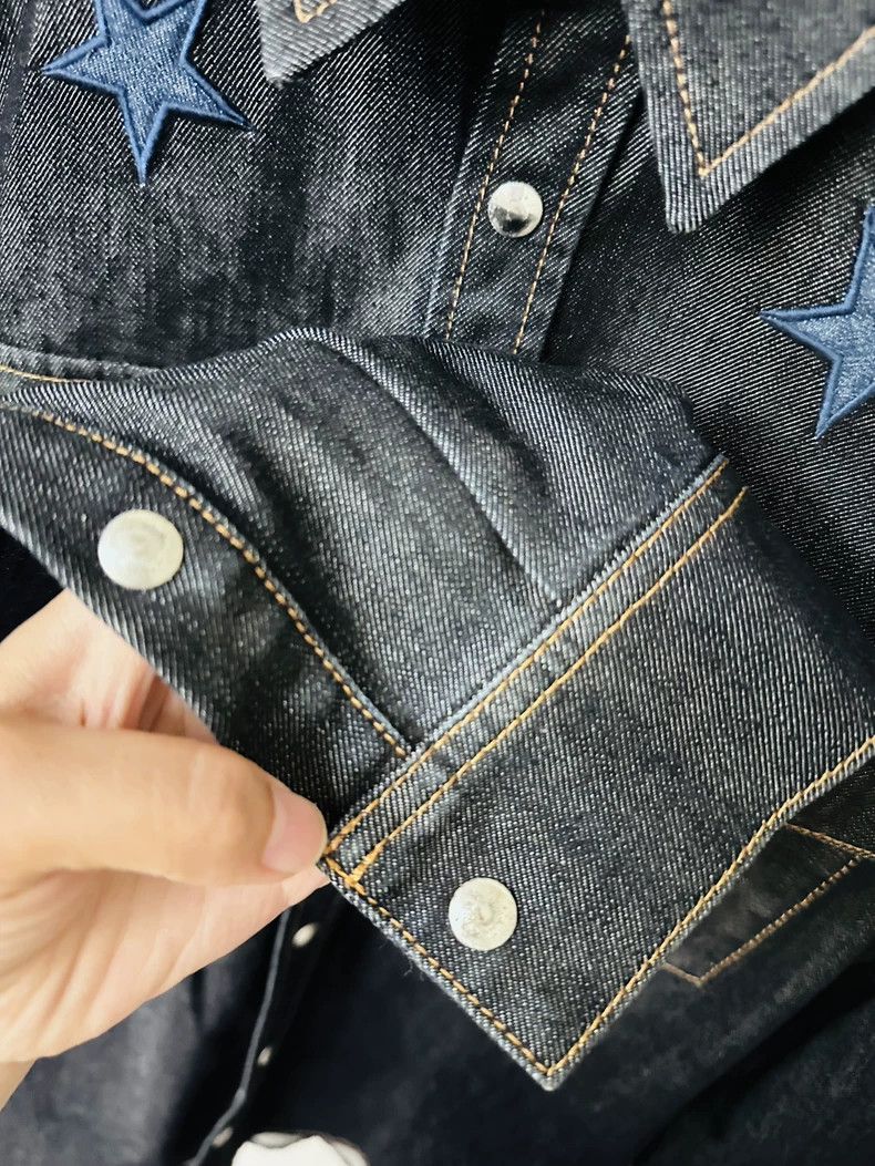 Givenchy Givenchy Denim shirt with embroidered star design, XS size Size US XS / EU 42 / 0 - 4 Thumbnail