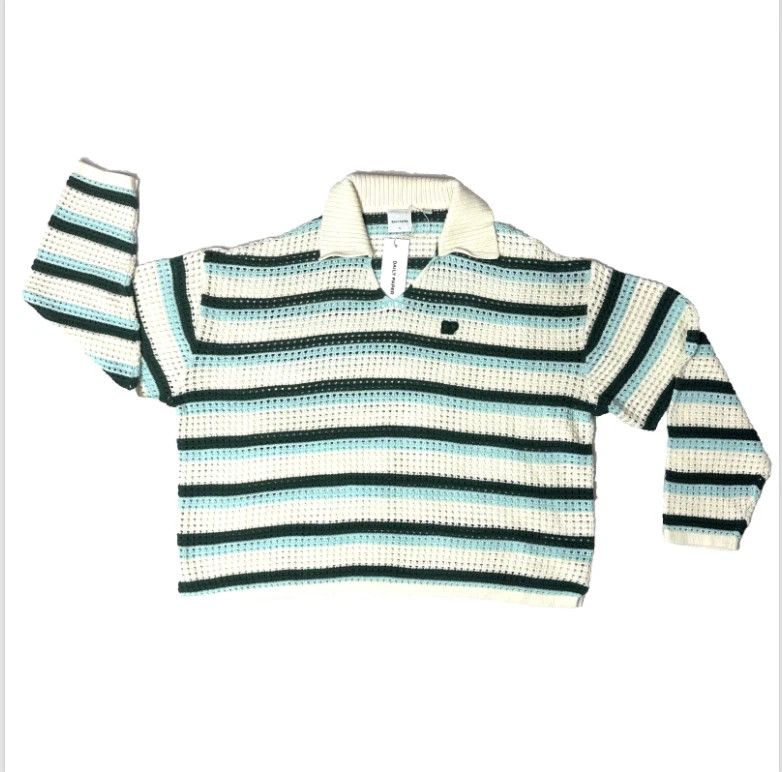 Daily Paper Daily Paper CROCHET V-NECK SWEATER SZ XL Size US XL / EU 56 / 4 - 2 Thumbnail