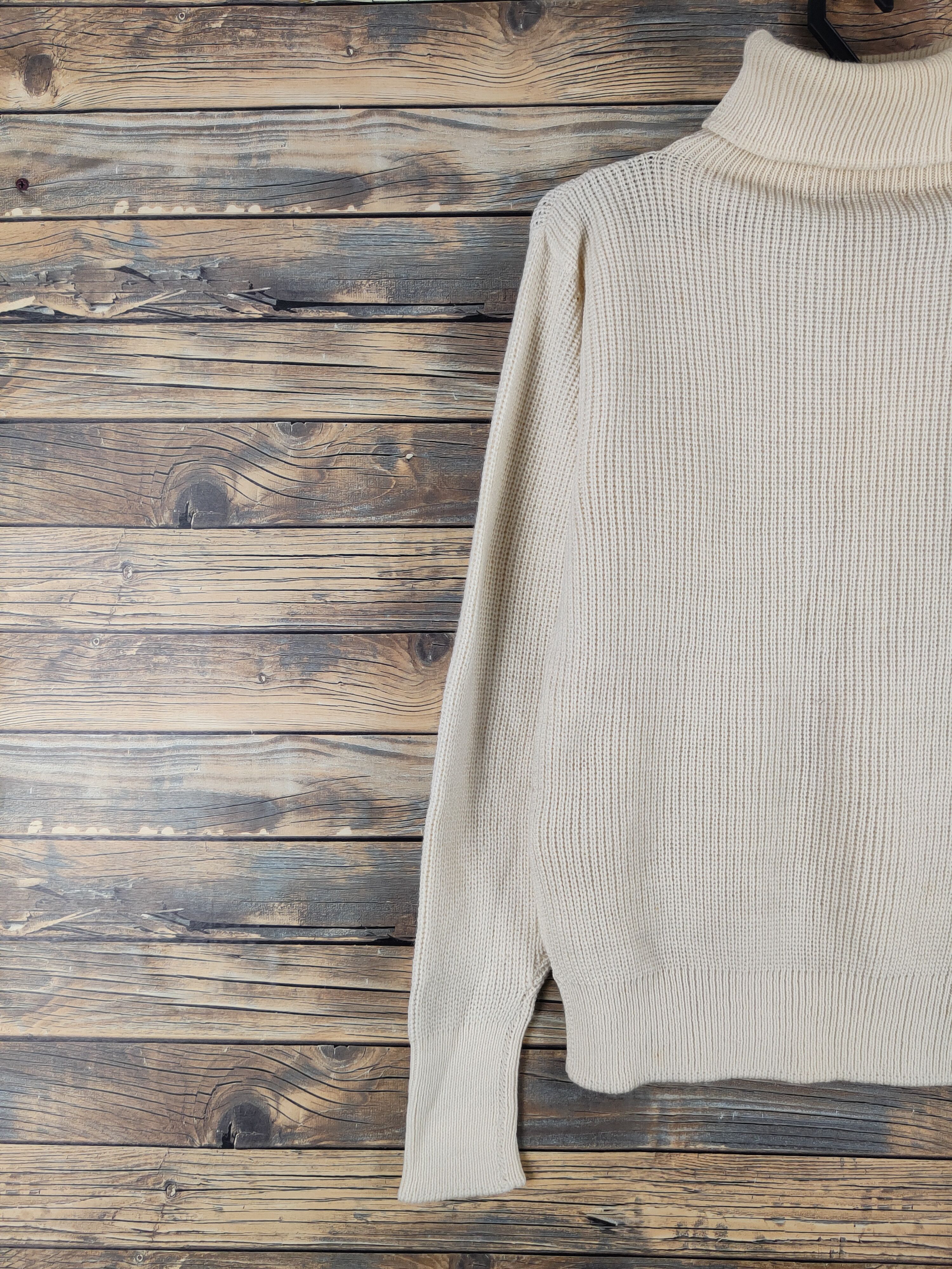 Homespun Knitwear × Japanese Brand × Vintage MatsuzaKaya japan vintage Cream Knitwear Sweatshirts#W1467 Size US S / EU 44-46 / 1 - 8 Thumbnail
