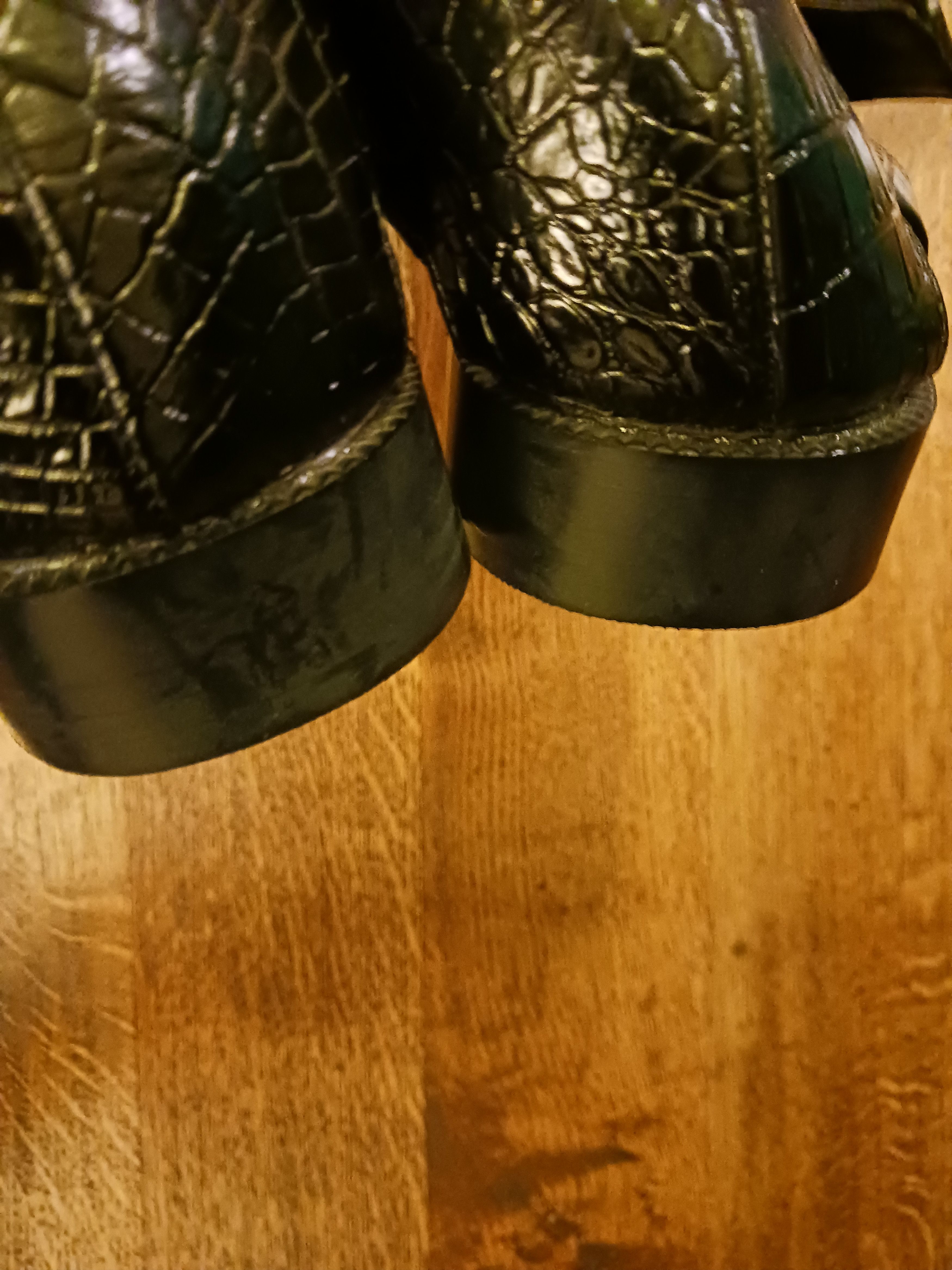 Other NWOB Antonio Cerrelli Reptile Embossed Sandal Shoes Size US 10 / EU 43 - 4 Thumbnail