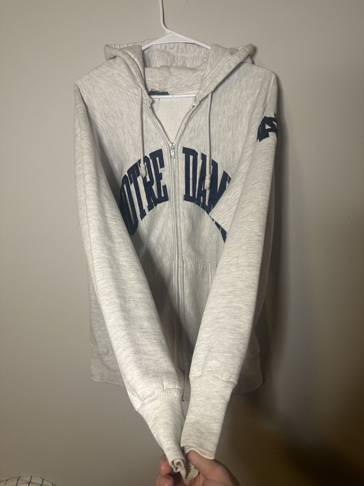 Other Vintage Notre Dame Zip Up Hoodie Size US M / EU 48-50 / 2 - 2 Thumbnail