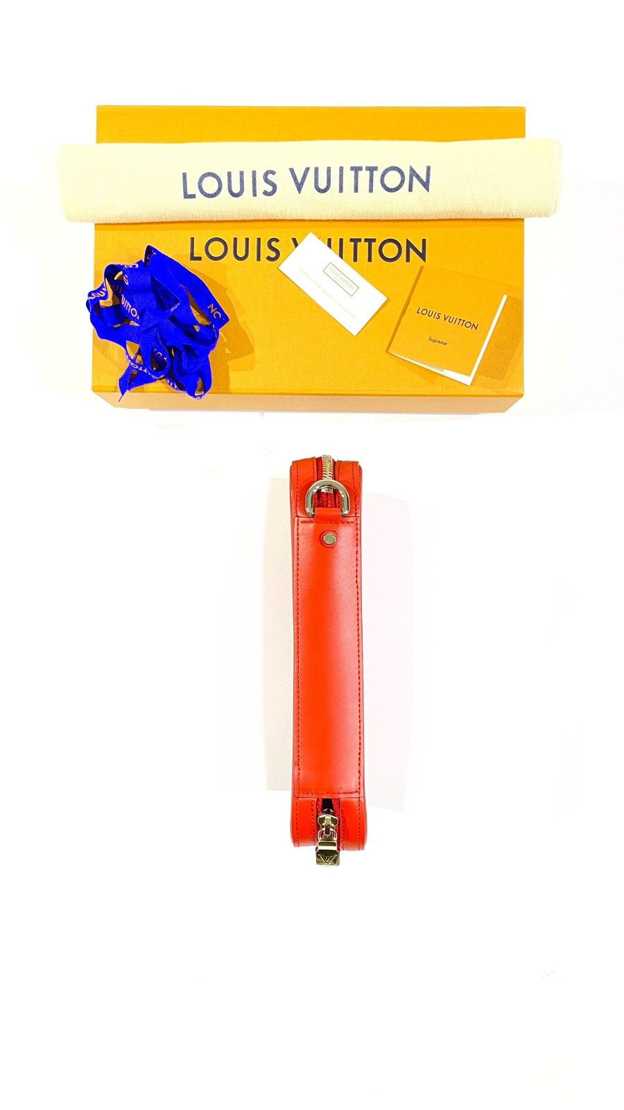Louis Vuitton × Supreme Louis Vuitton X SUPREME 1 OF 1 Sample Unreleased Hand Clutch Size ONE SIZE - 15 Thumbnail