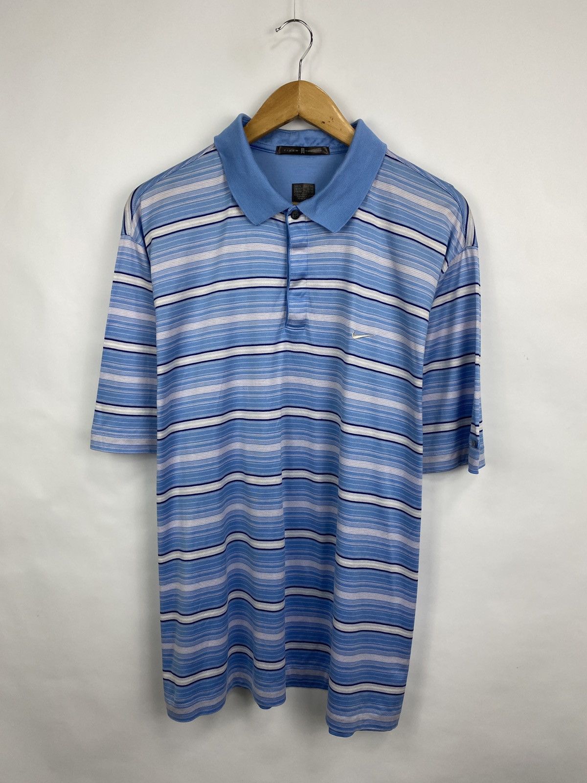 Nike × Tiger Woods 🇺🇸 Vintage 90s Nike Tiger Woods Golf Polo T-Shirt Rare Retro Size US XL / EU 56 / 4 - 3 Thumbnail