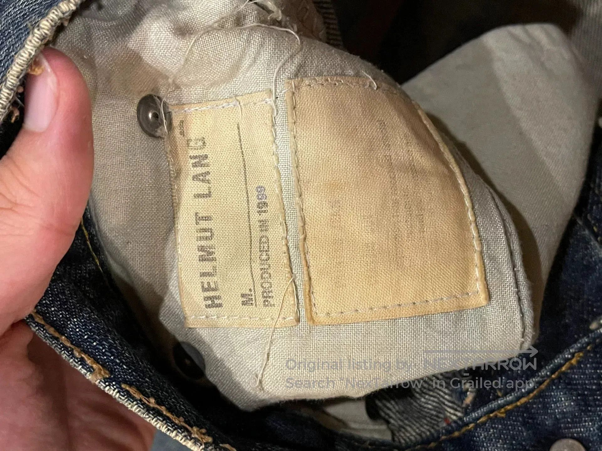 Junya Watanabe Helmut Lang Painted Denim Jeans. Size 27" / US 4 / IT 40 - 2 Thumbnail