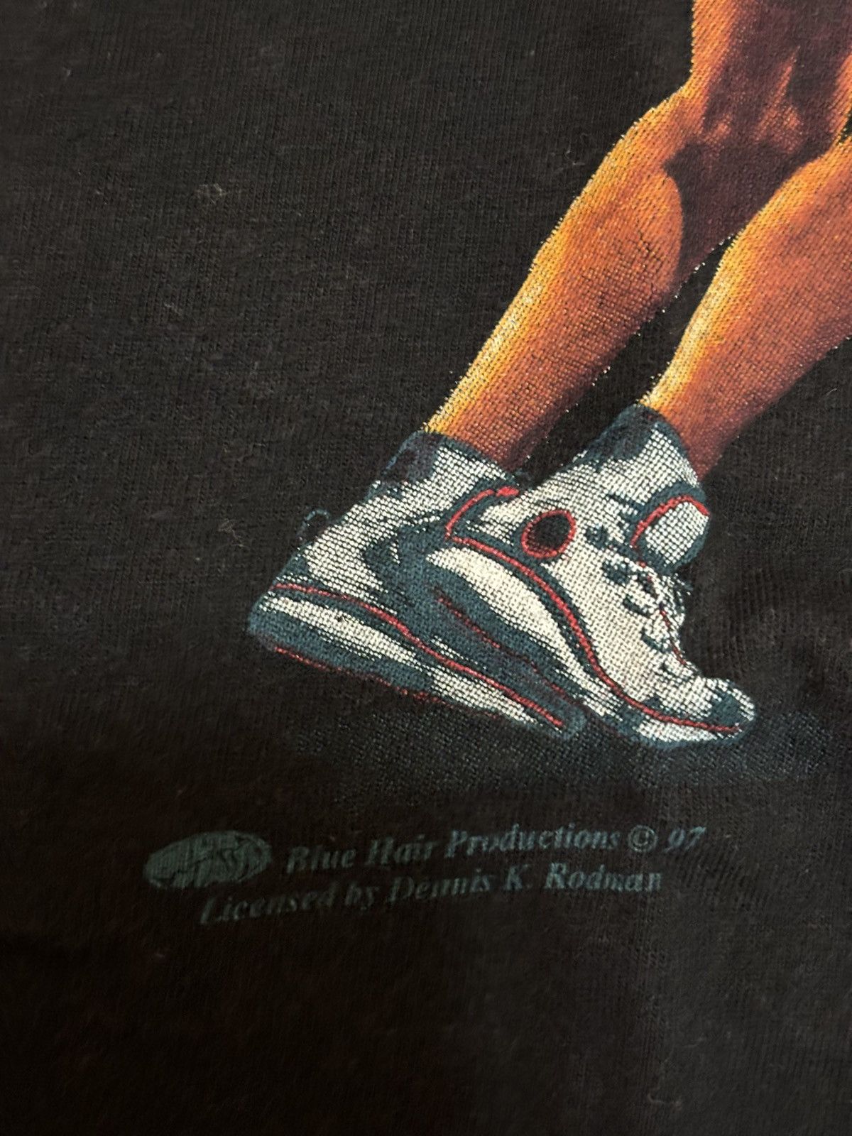 Vintage Rare vintage 90s Dennis Rodman basketball t shirt Size US XL / EU 56 / 4 - 3 Thumbnail